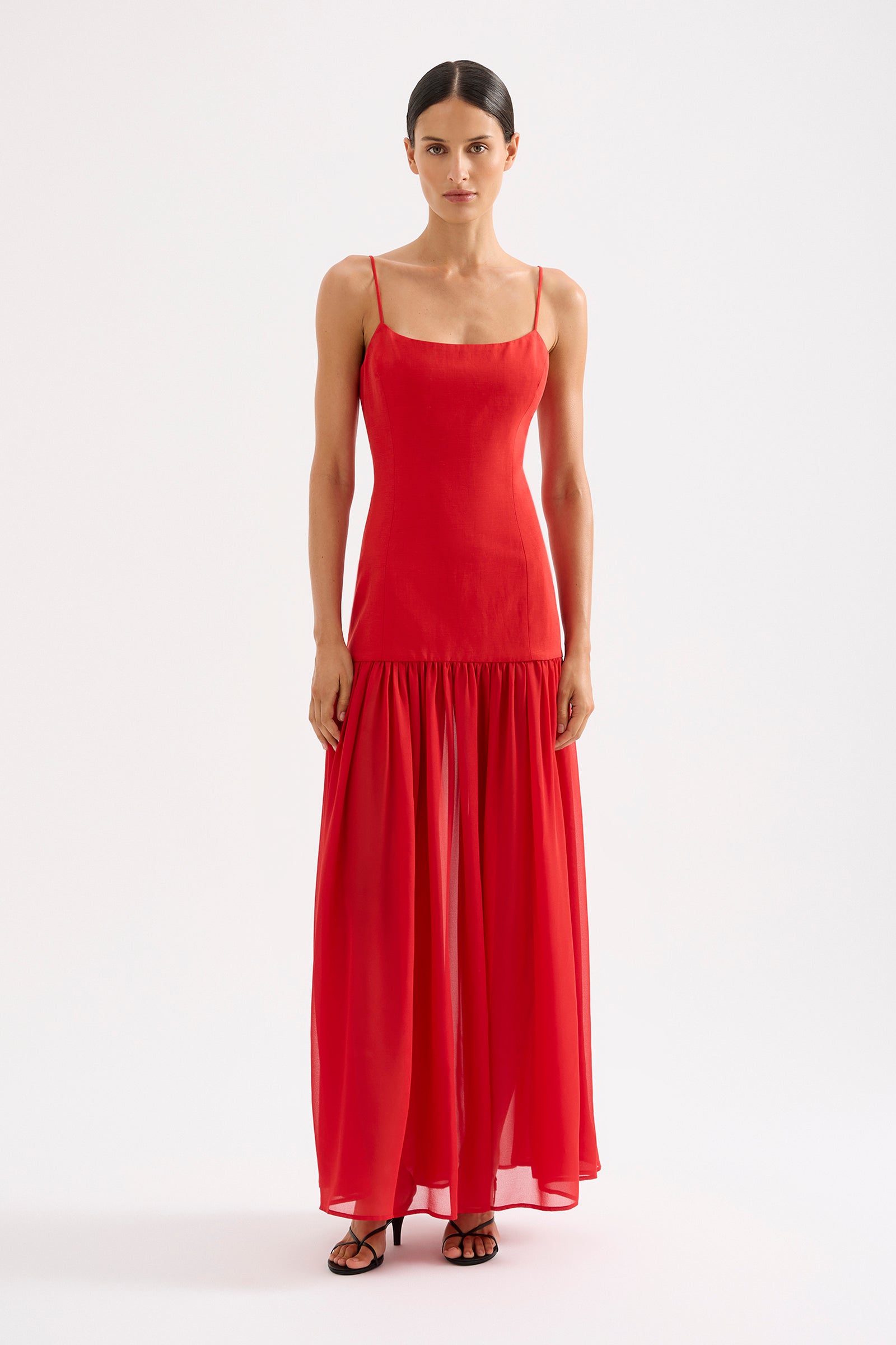 Taza Maxi Dress Scarlet 