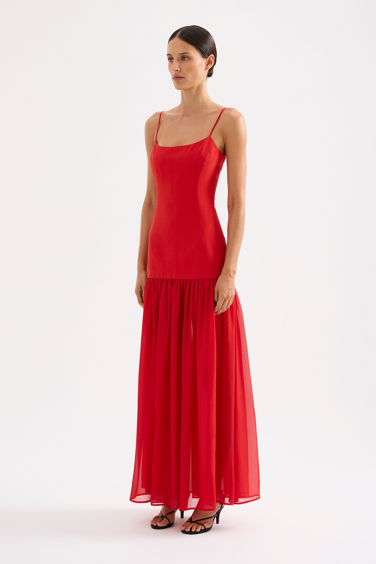 Taza Maxi Dress Scarlet 
