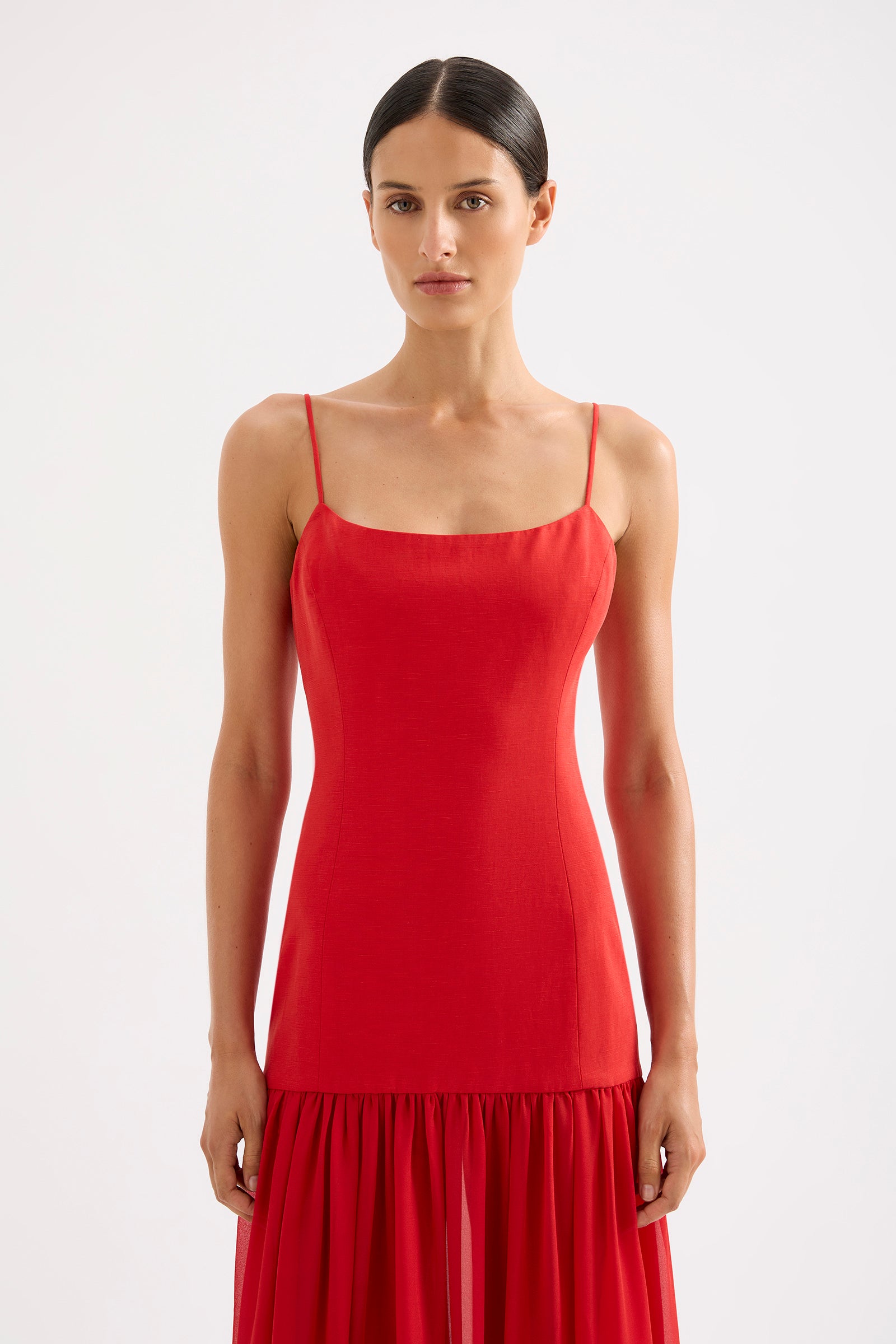 Taza Maxi Dress Scarlet 
