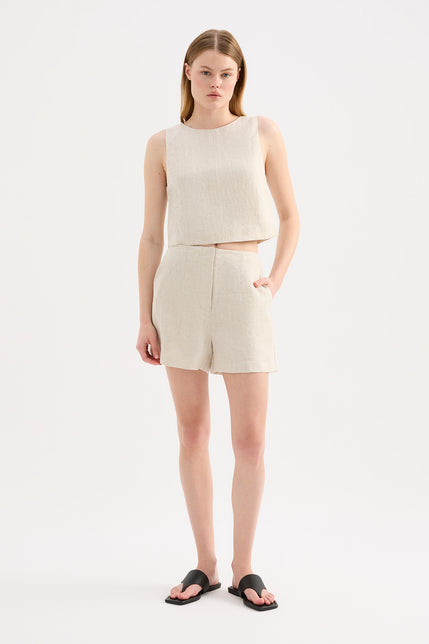 Marli Linen Short Natural 