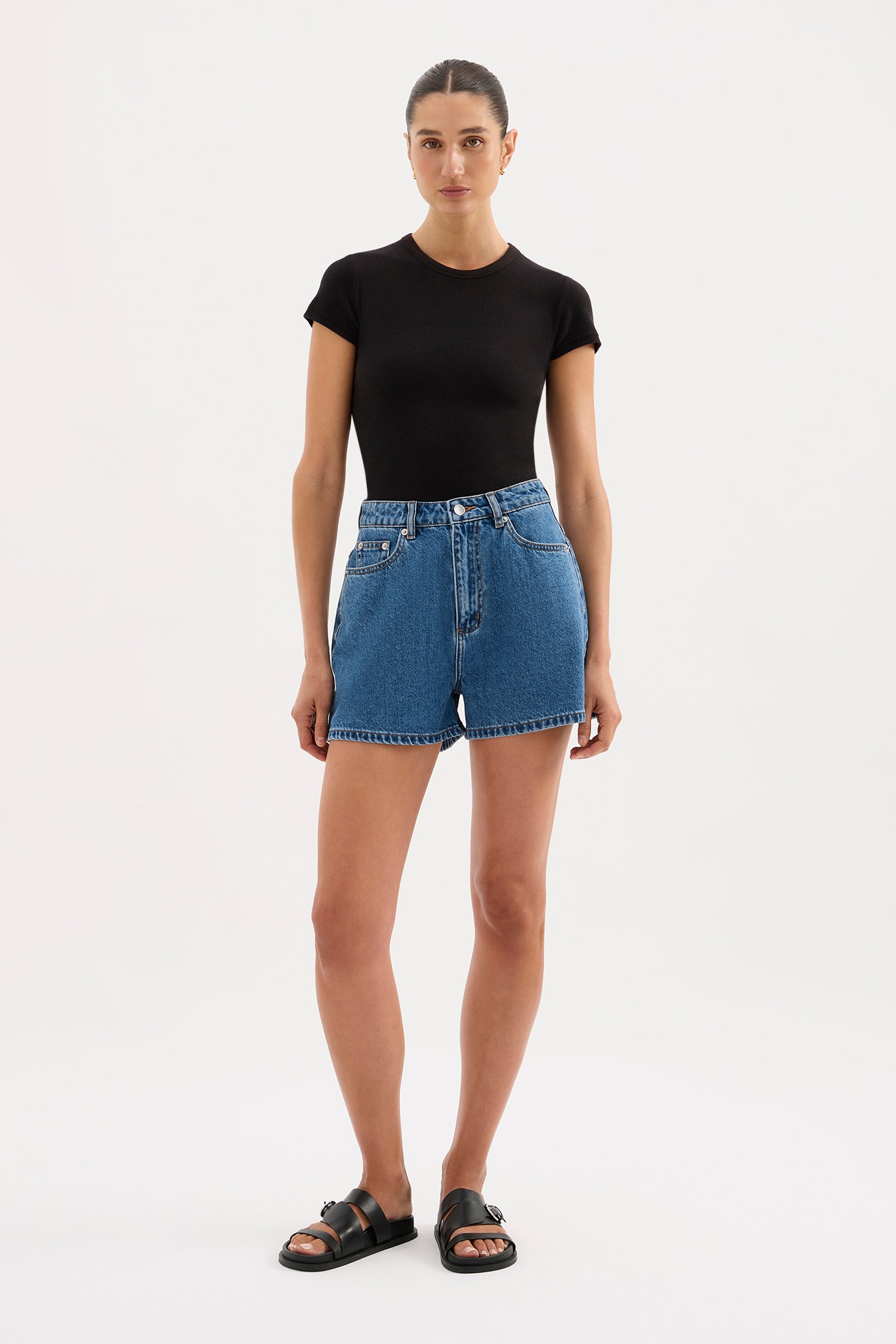 Organic Mom Short Royal Blue 