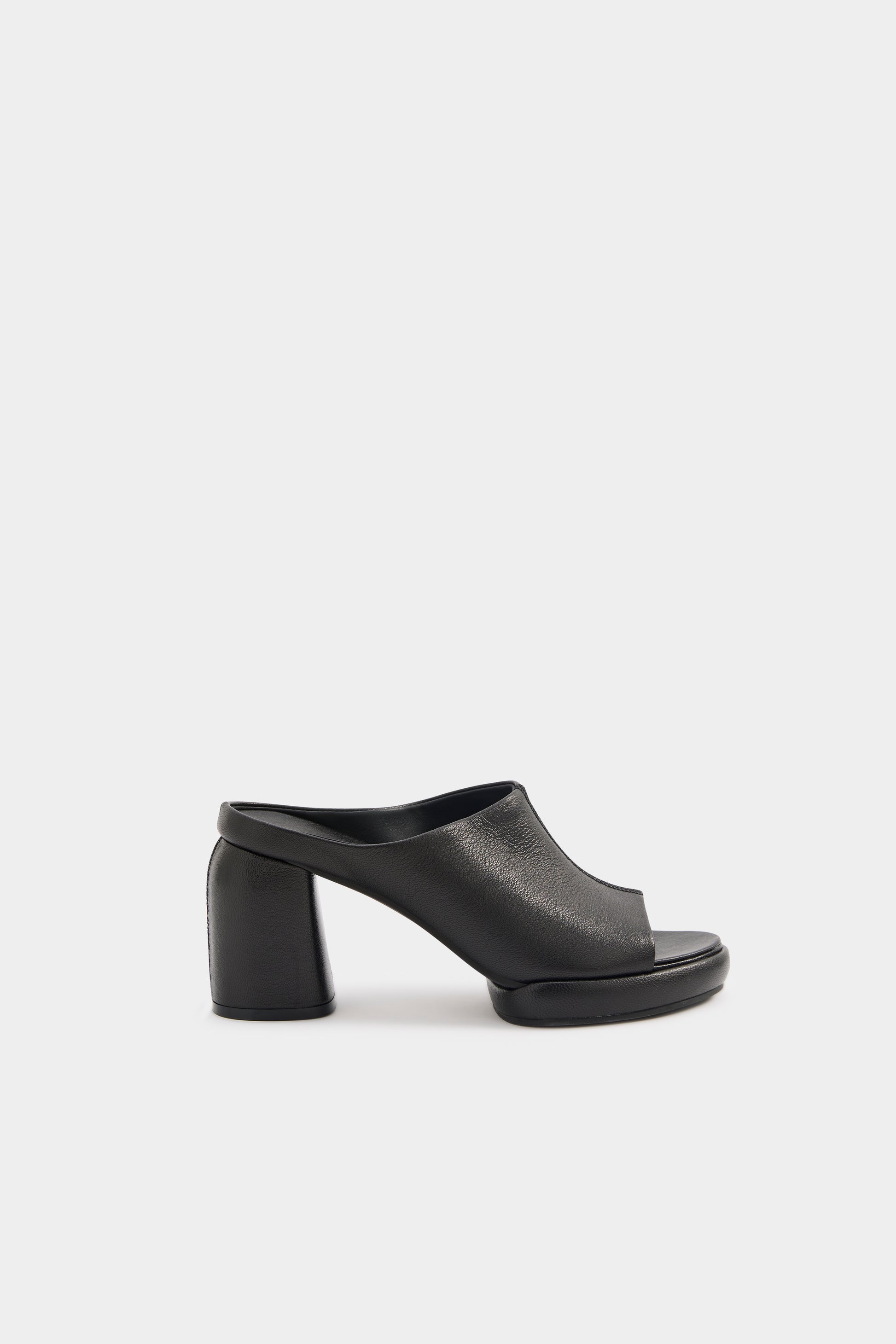 Amira Leather Mule Black 