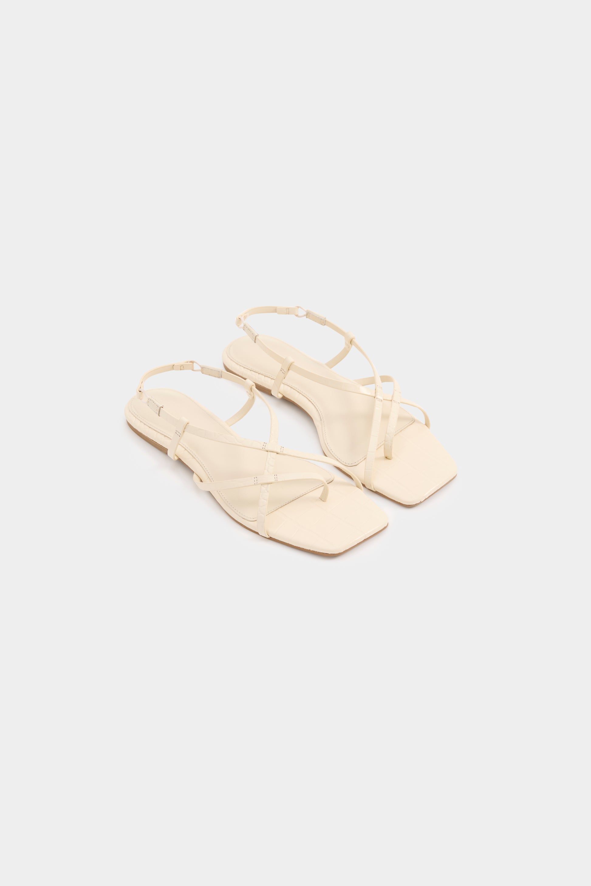 Hana Croc Sandal Ivory 