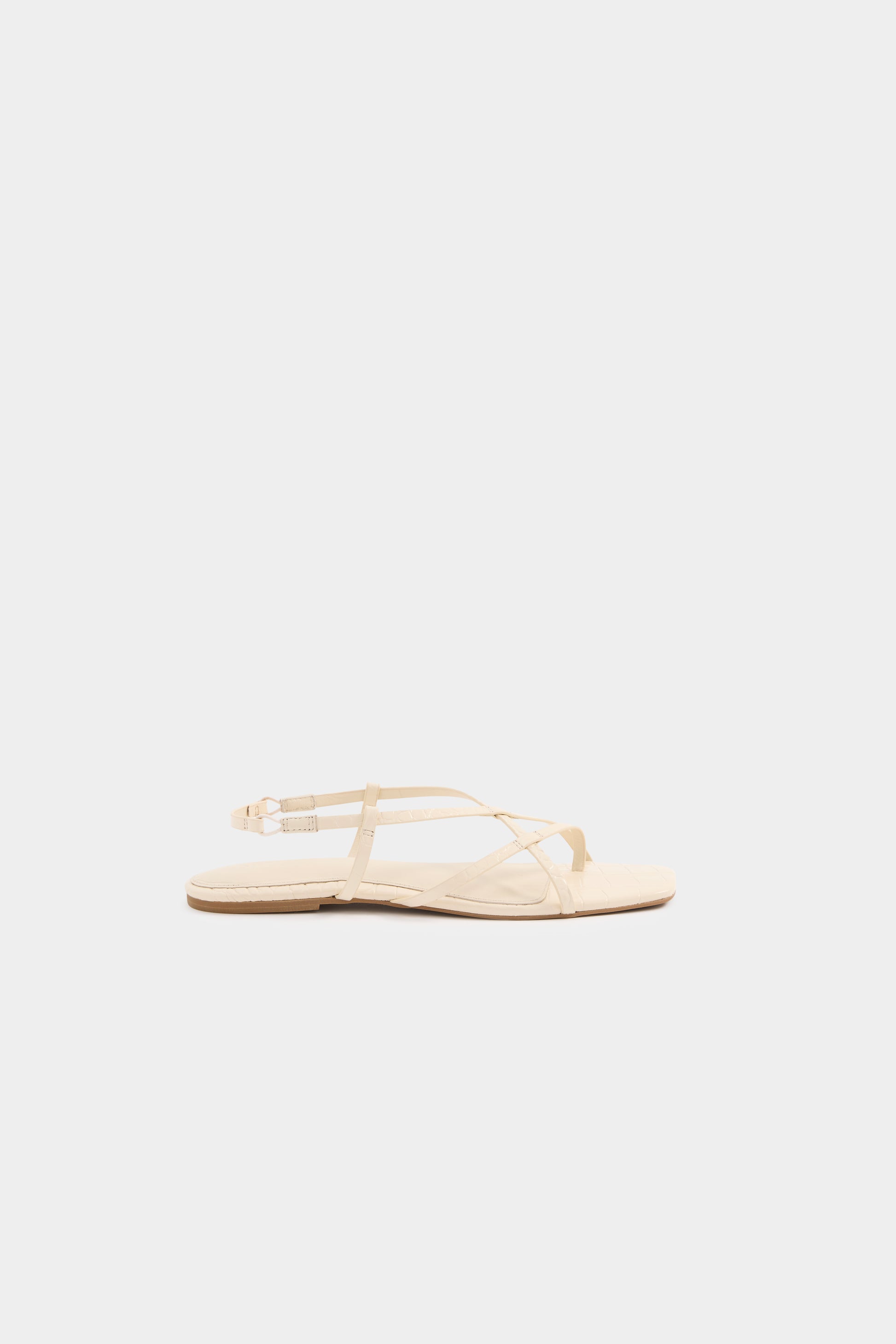 Hana Croc Sandal Ivory 
