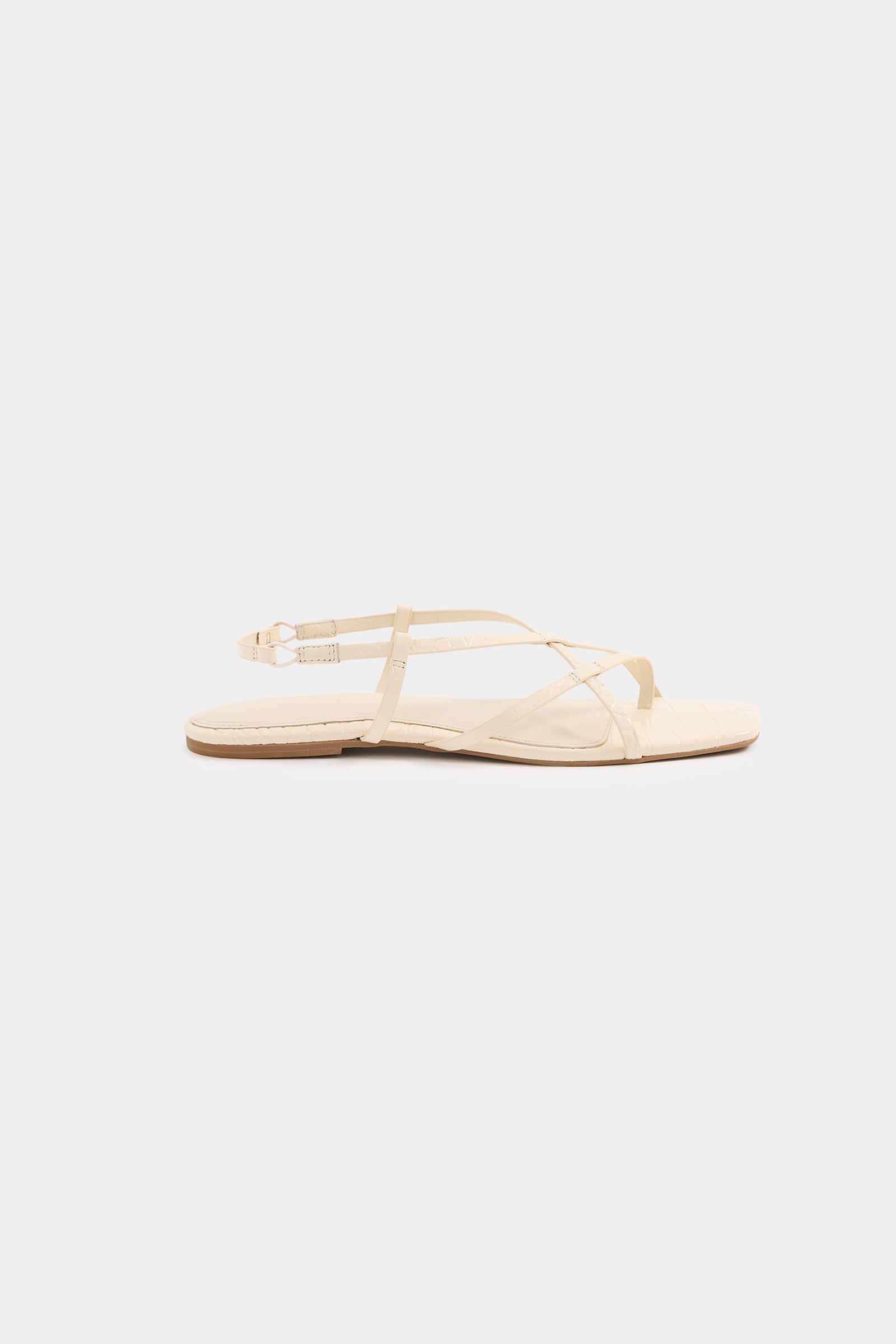 Hana Croc Sandal Ivory 