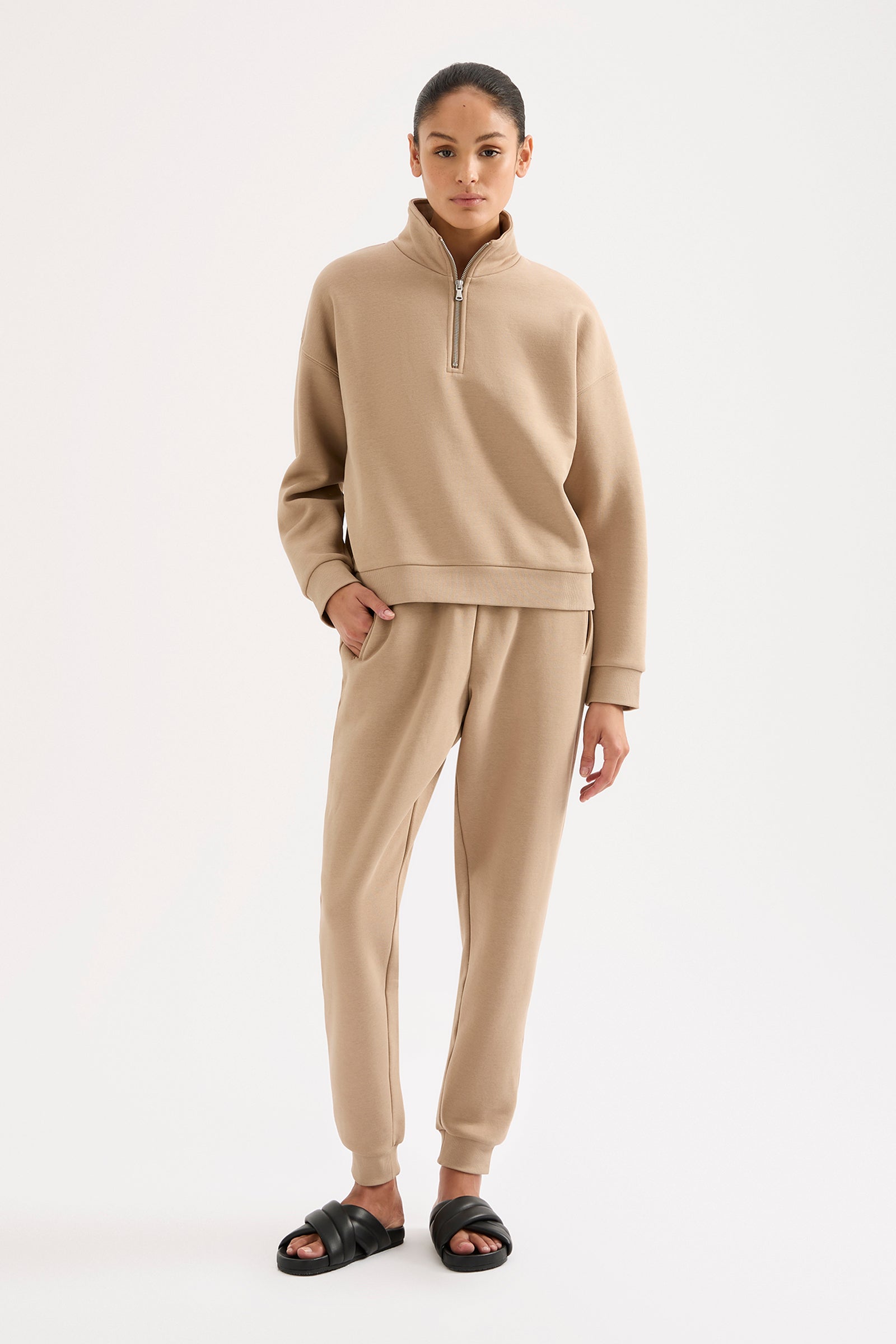 Carter Classic Zip Front Sweat & Trackpant Set 