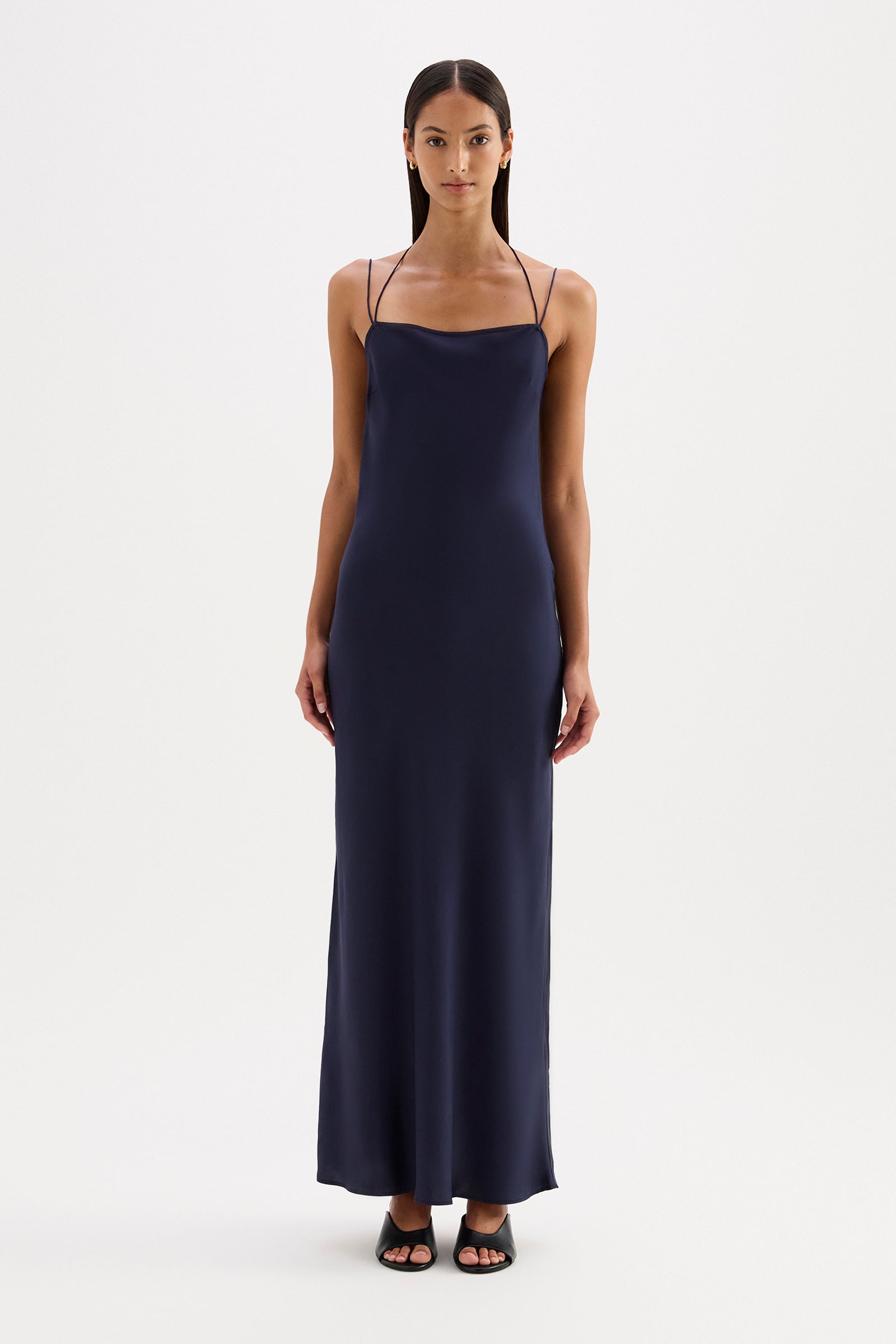 Lawton Tencel Dress Midnight 
