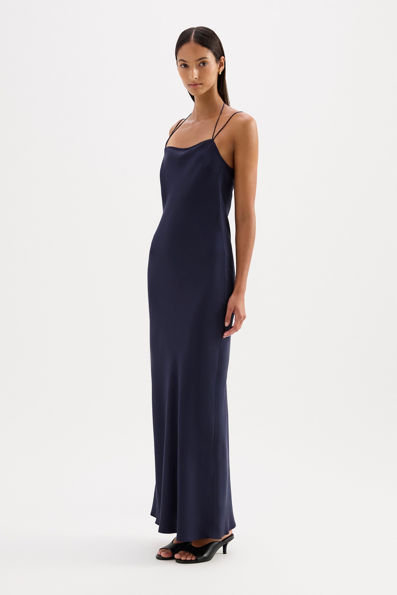Lawton Tencel Dress Midnight 