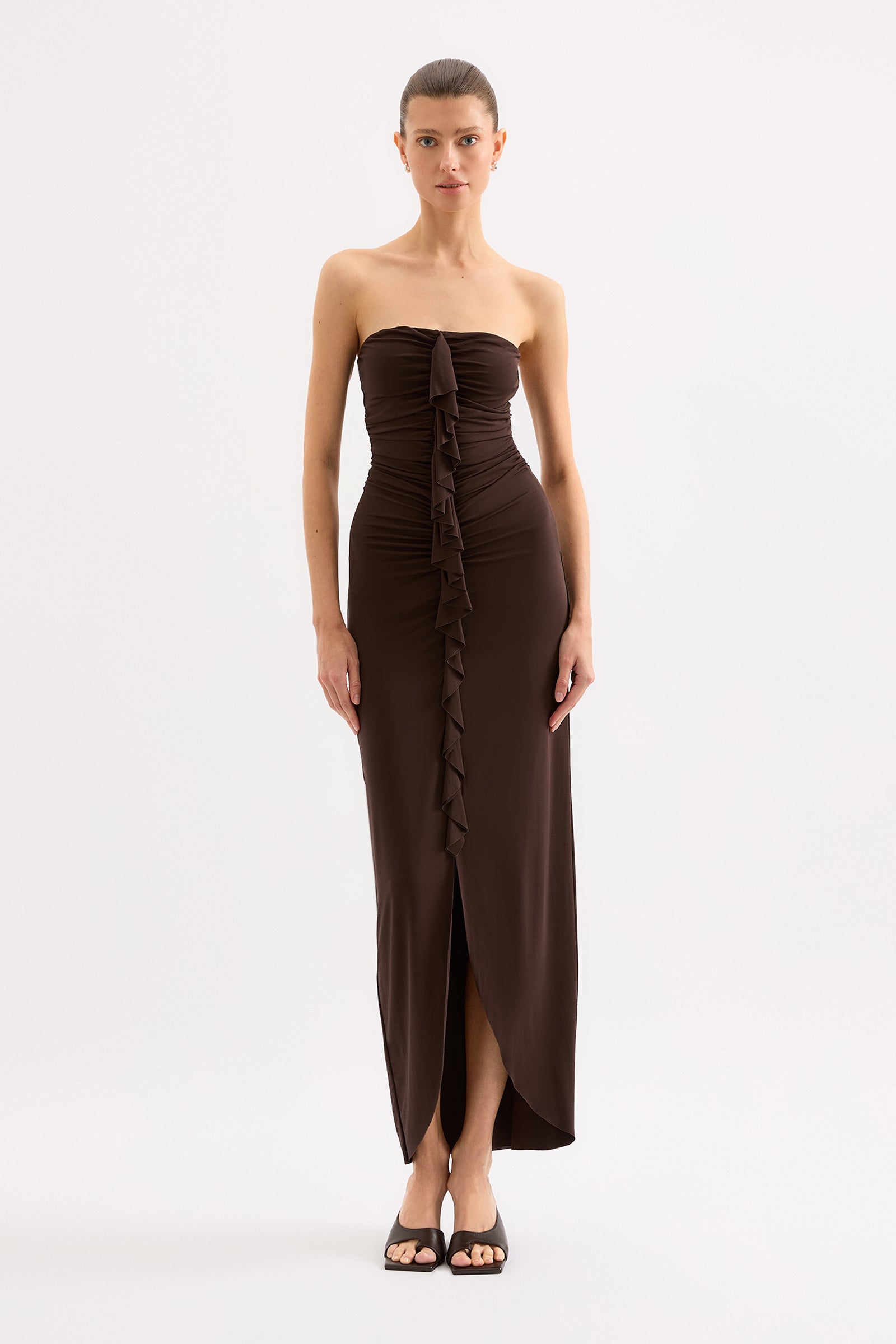 Sian Strapless Dress Sumac 