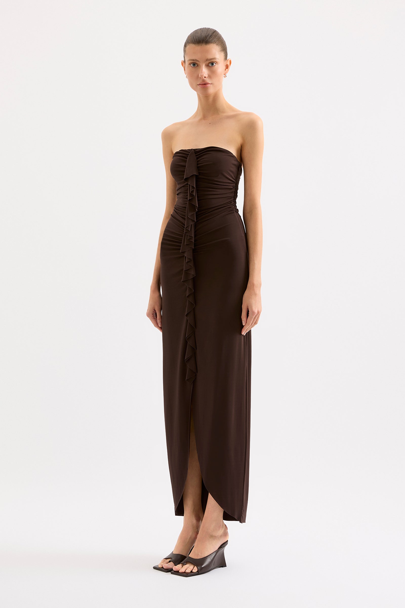 Sian Strapless Dress Sumac 