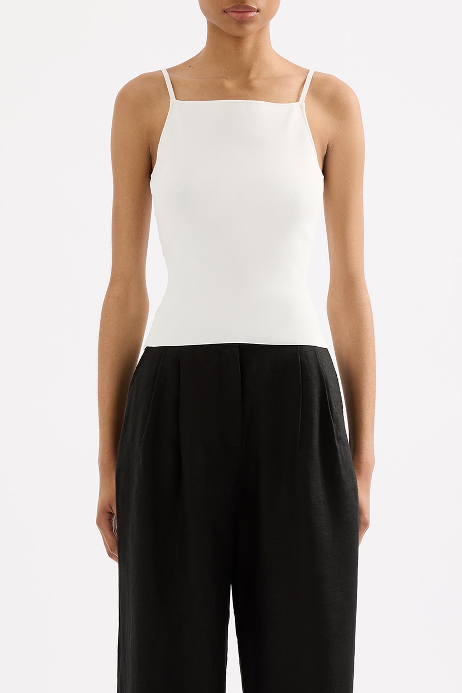 Amory Knit Cami Salt 
