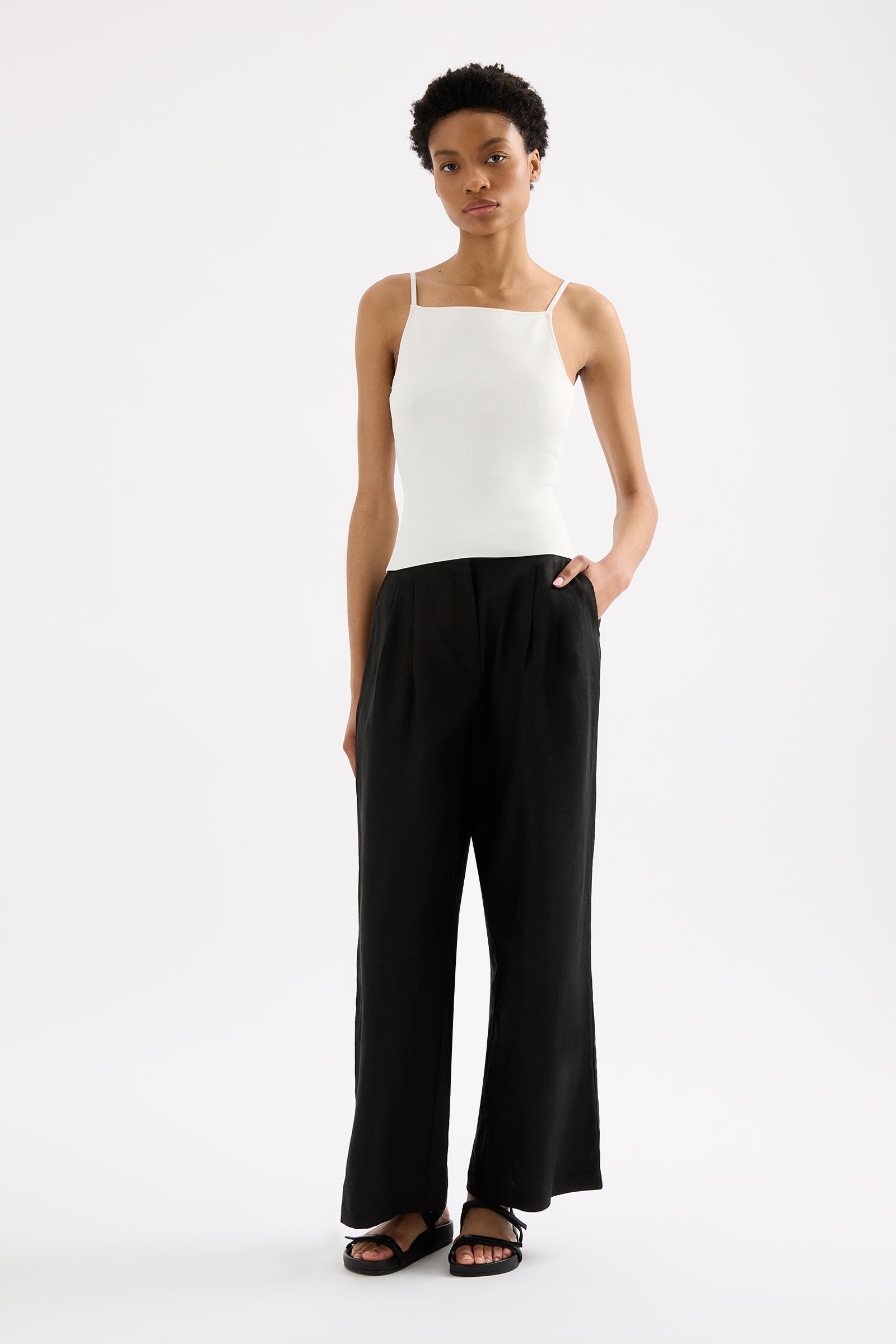 Amory Knit Cami Salt 