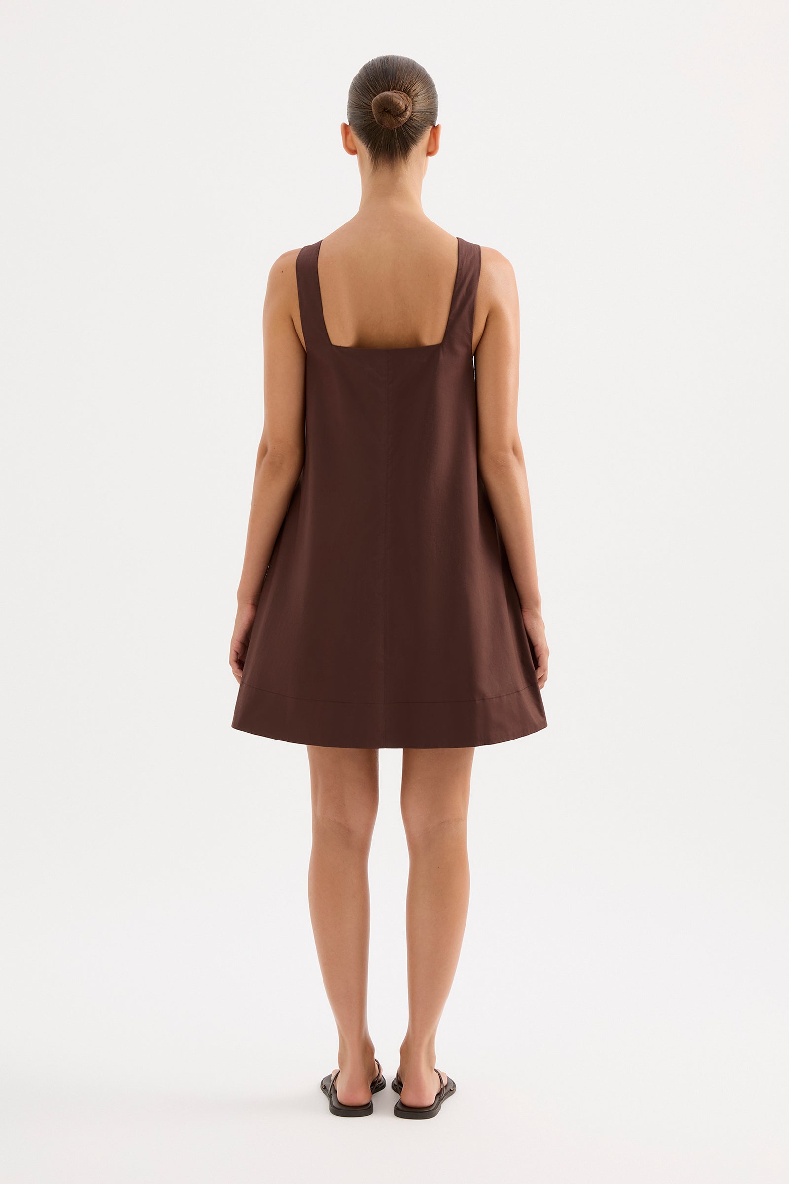 Alexis Mini Dress Chocolate 