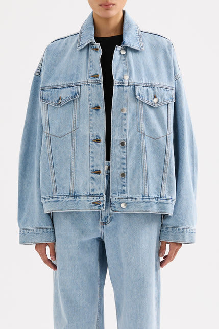 Sia Denim Jacket 90s Blue Wash 
