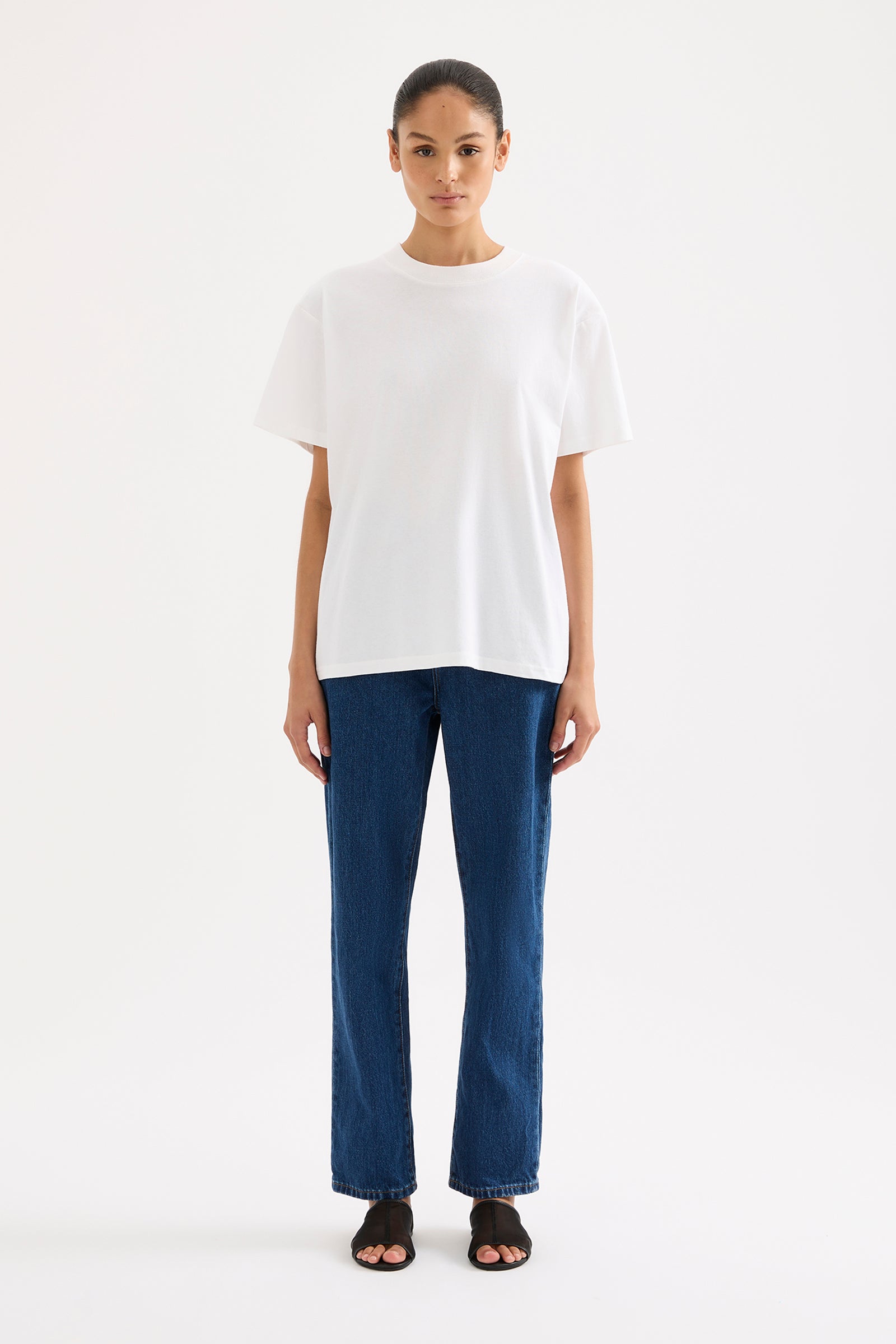 Organic Boyfriend Tee White 