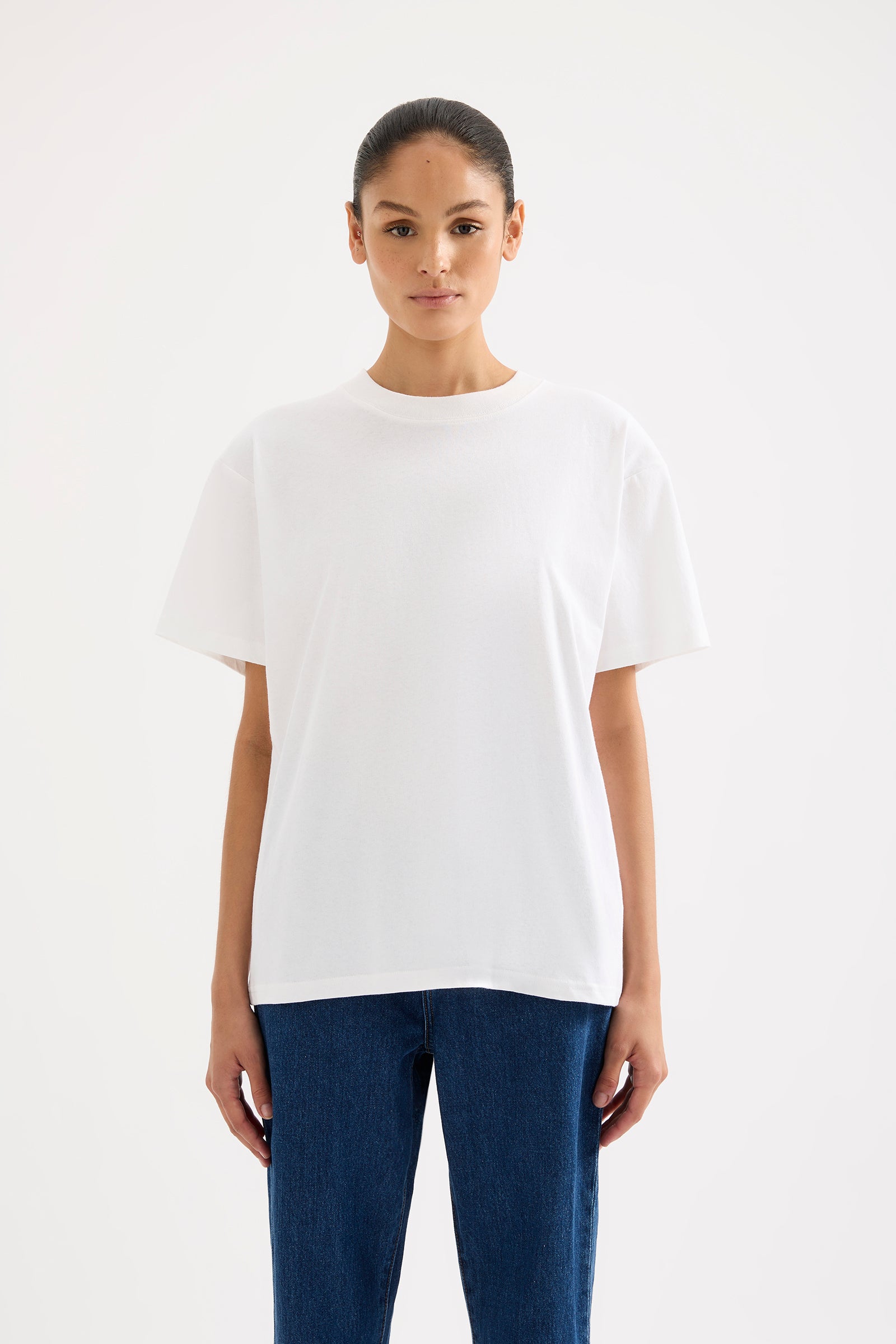 Organic Boyfriend Tee White 