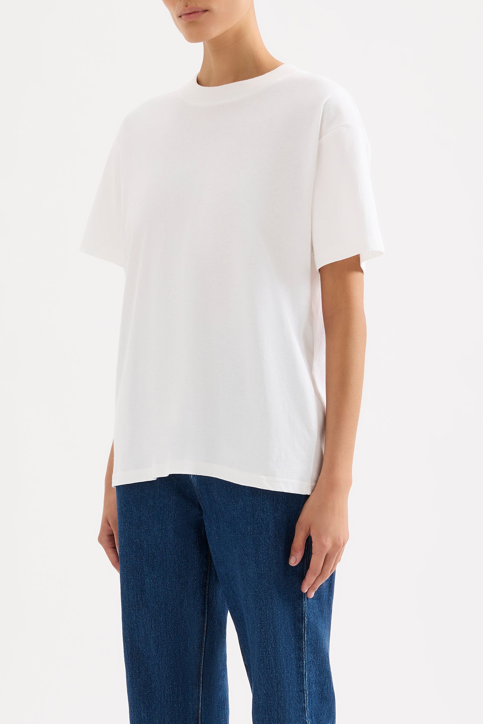 Organic Boyfriend Tee White 