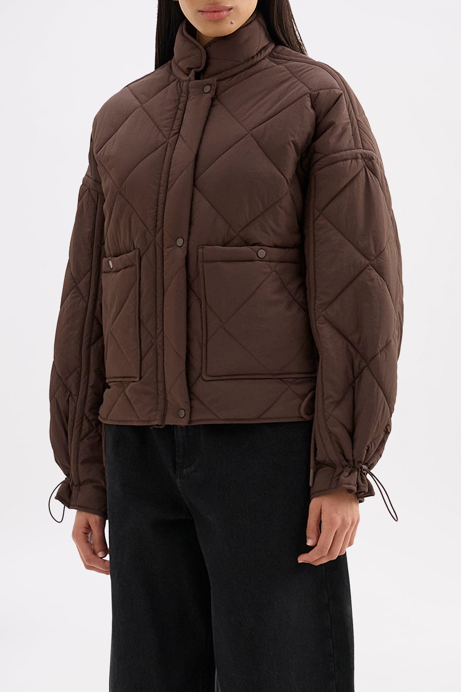 Sloane Puffer Jacket Chocolate 
