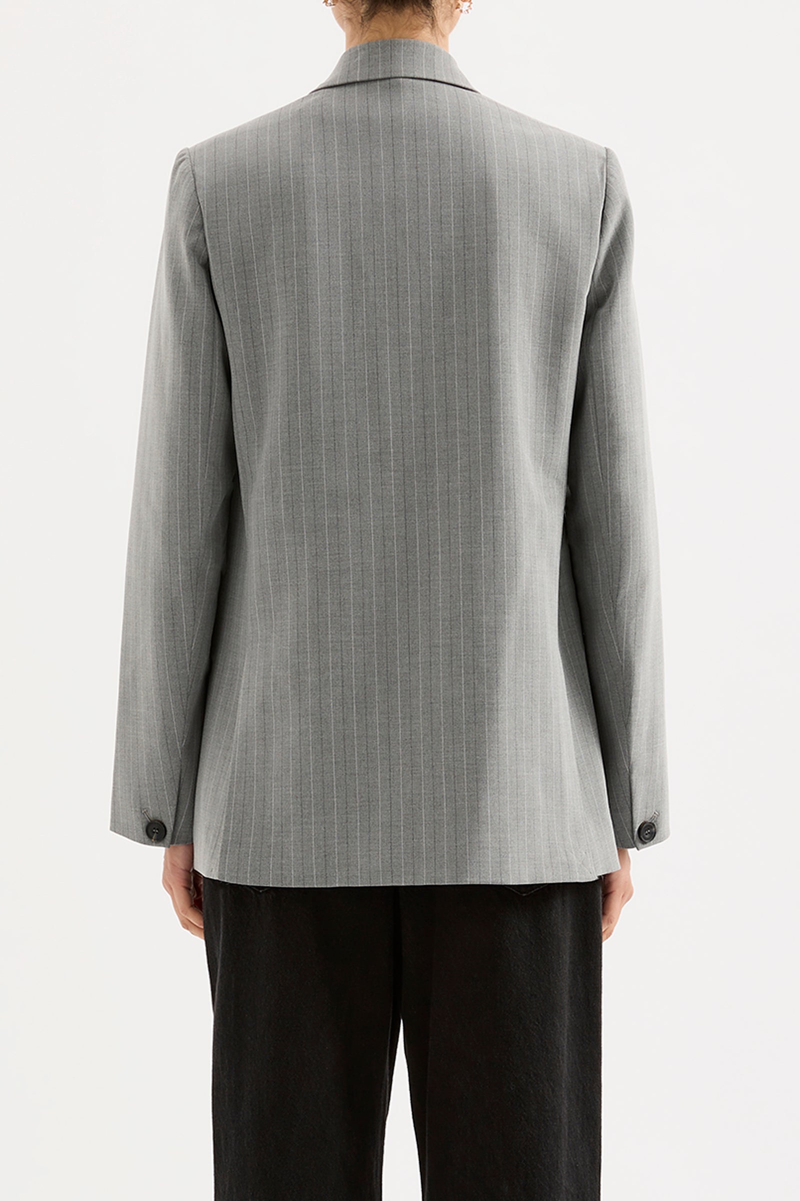 Cilia Blazer Steel Stripe 