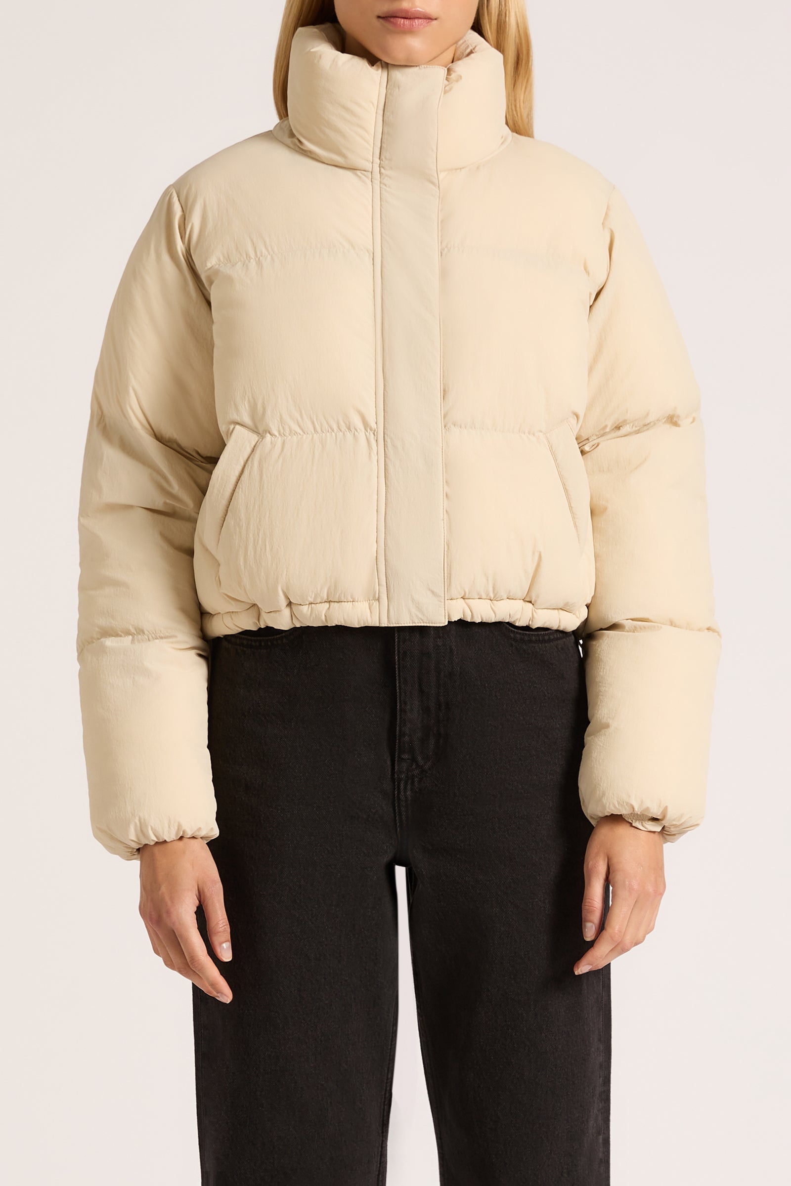 Topher Puffer Jacket Wheat 