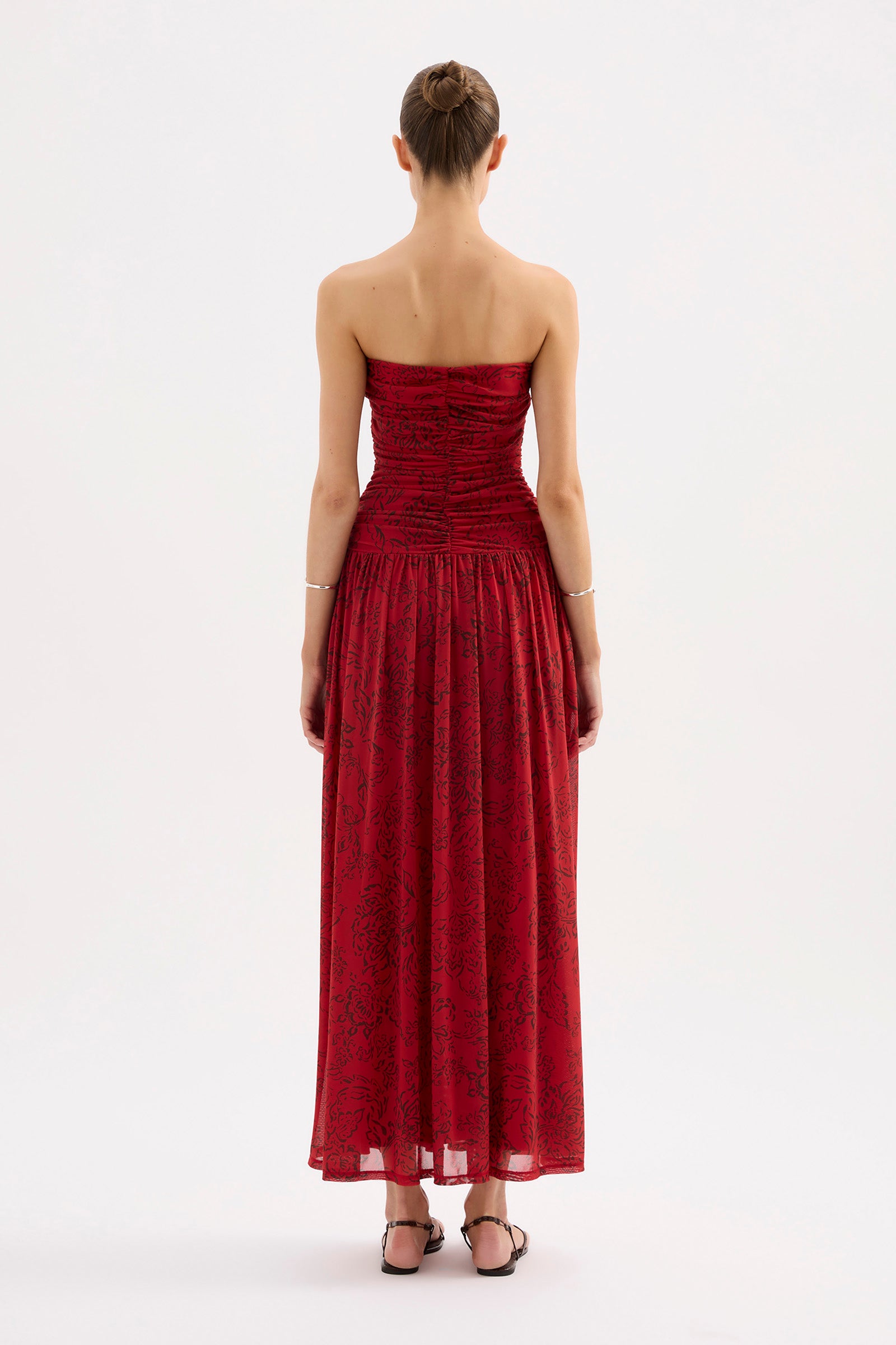 Saffron Strapless Maxi Dress Saffron 