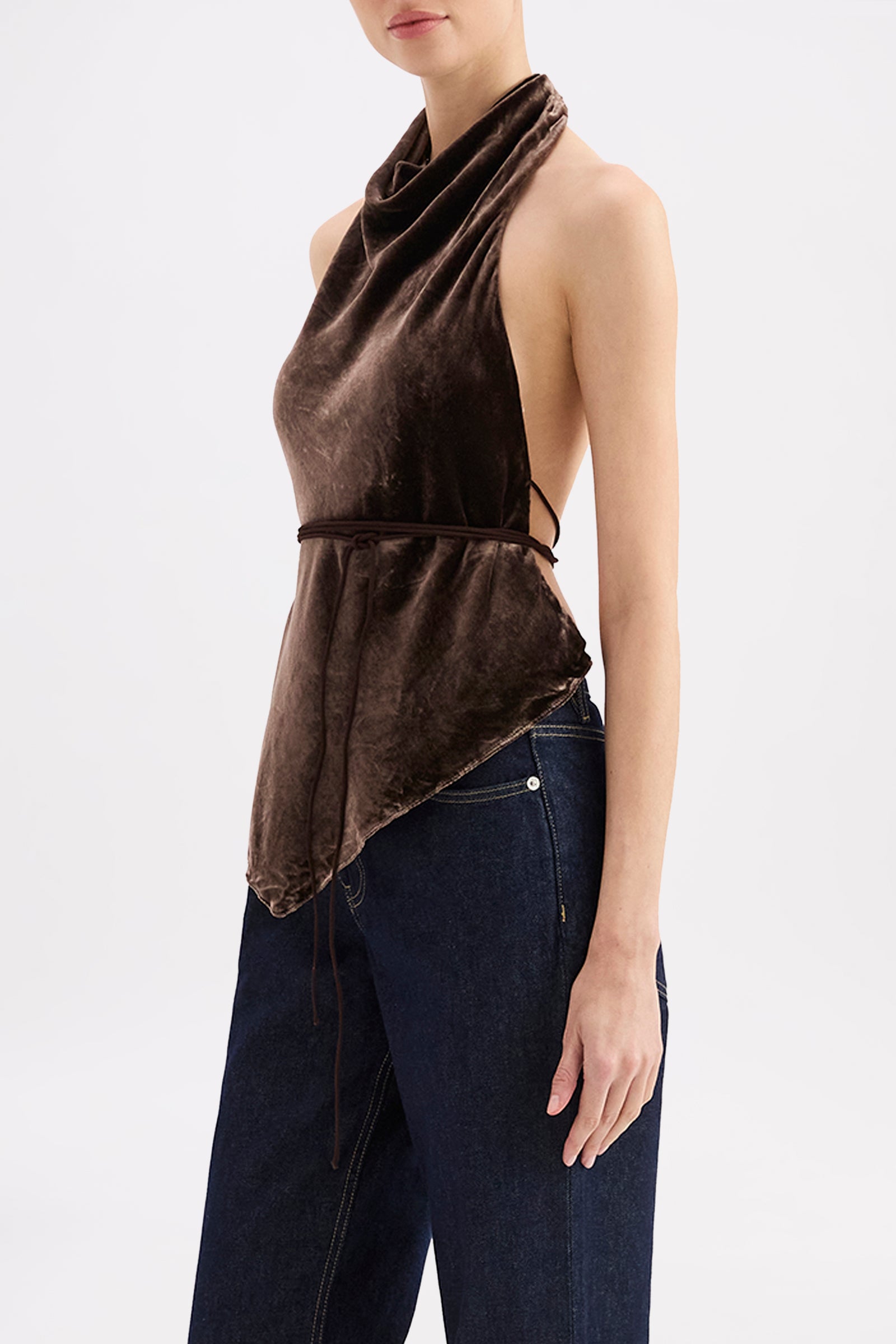 Pilar Velvet Top Dark Chocolate 