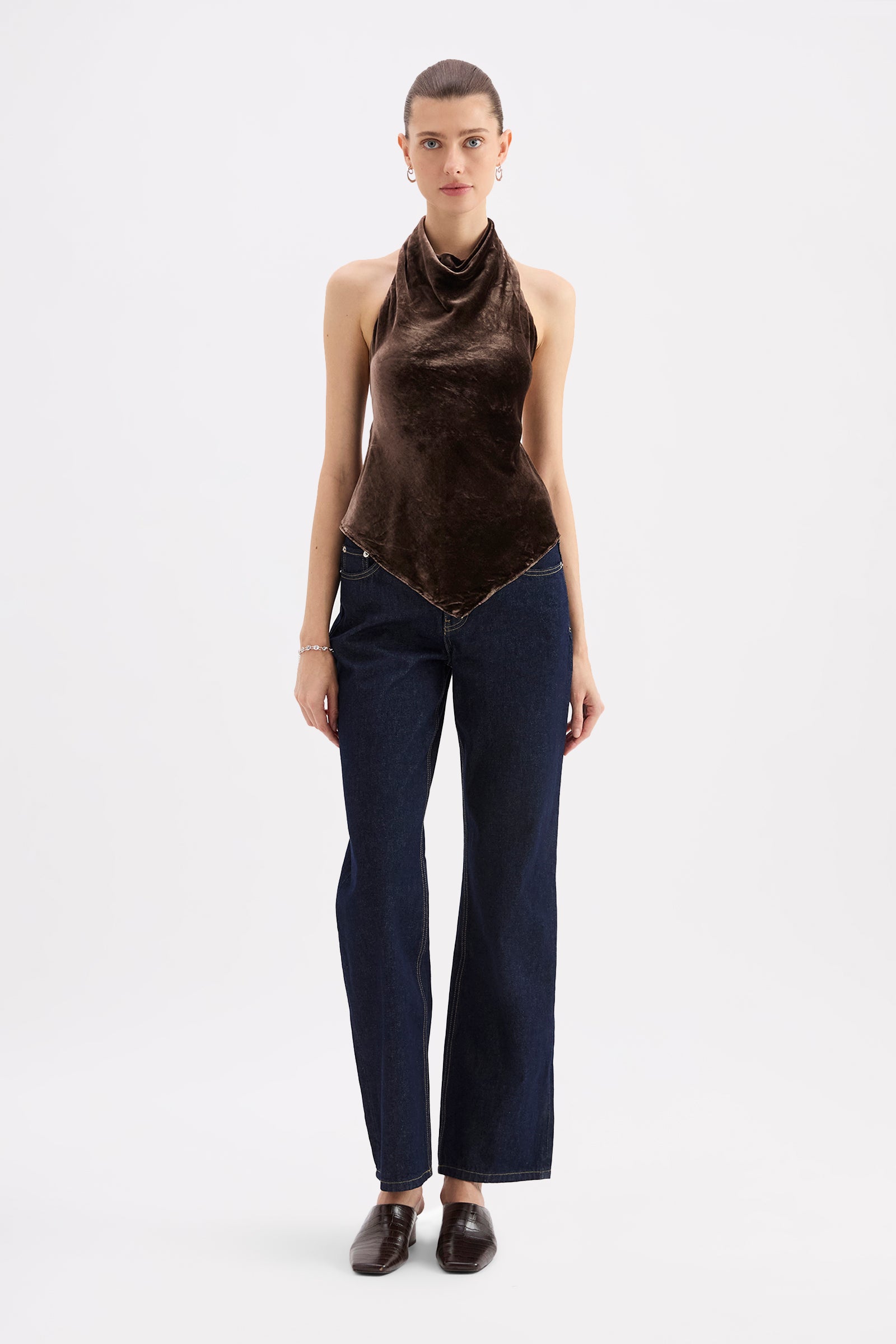 Pilar Velvet Top Dark Chocolate 