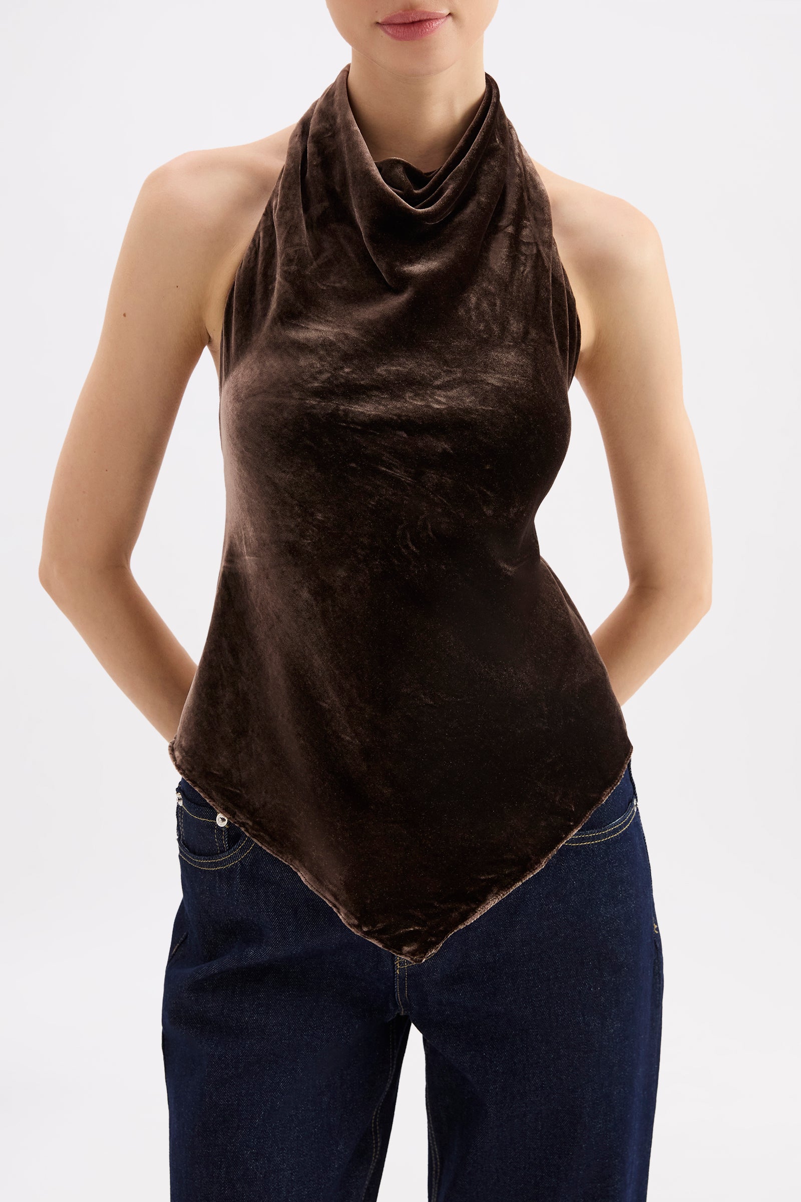Pilar Velvet Top Dark Chocolate 