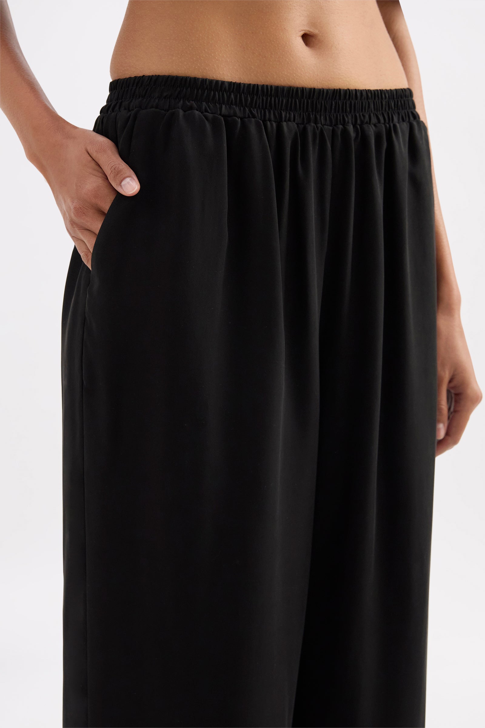 Dara Cupro Pant Black 