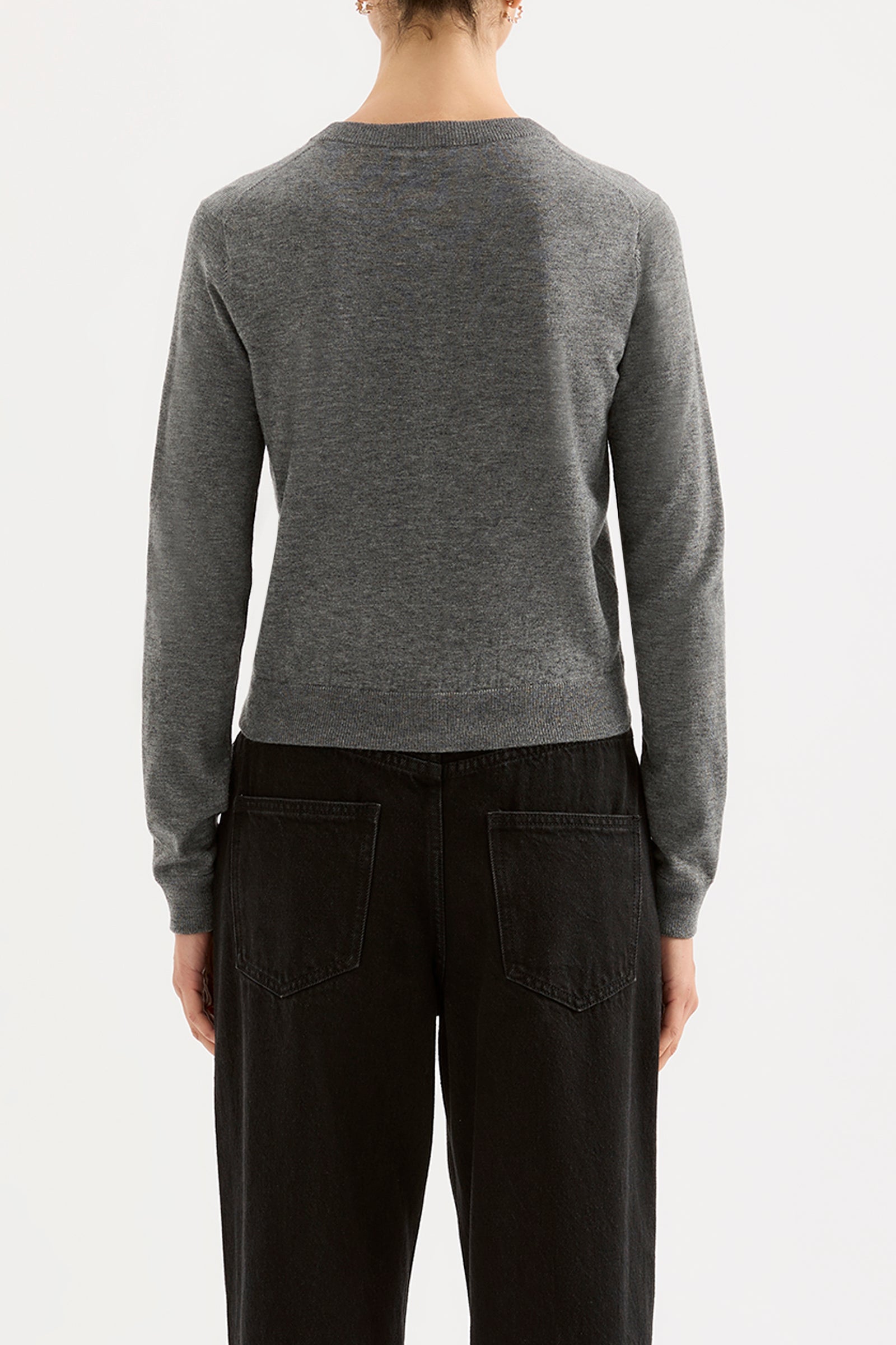 Rae Knit Cardigan Charcoal 