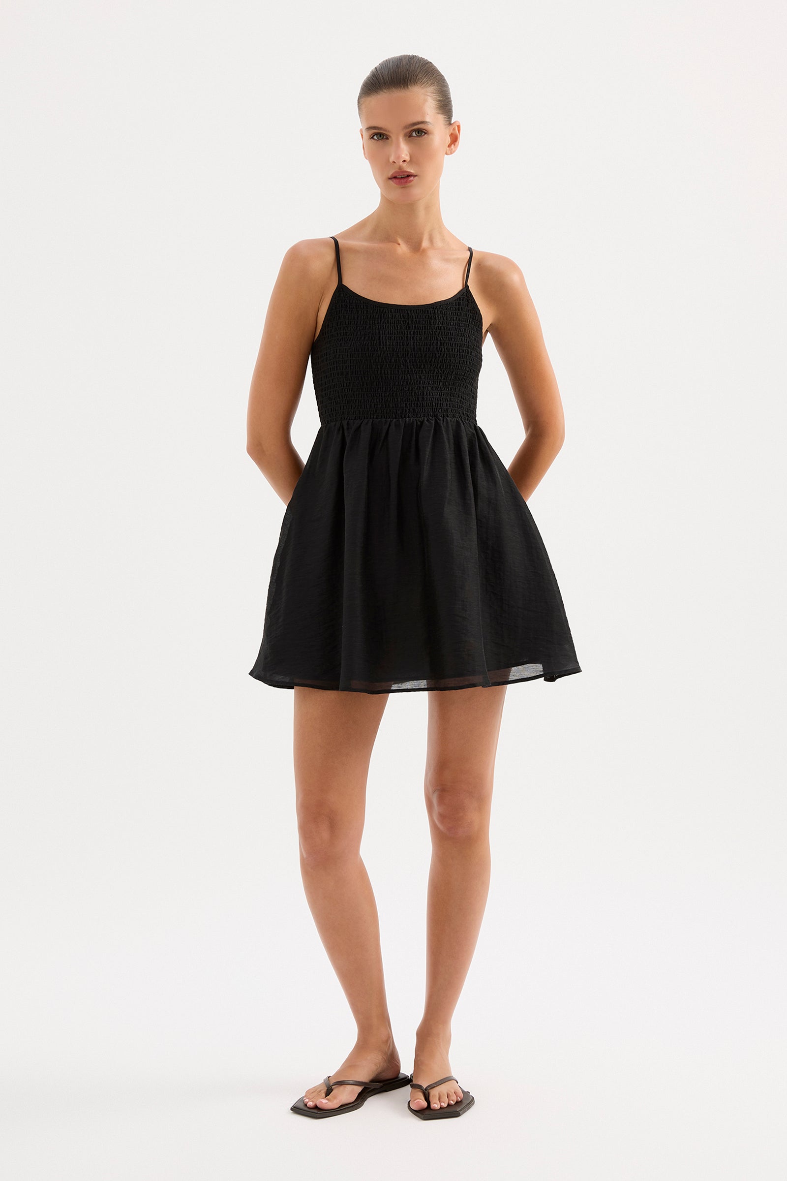 Aliki Mini Dress Black 