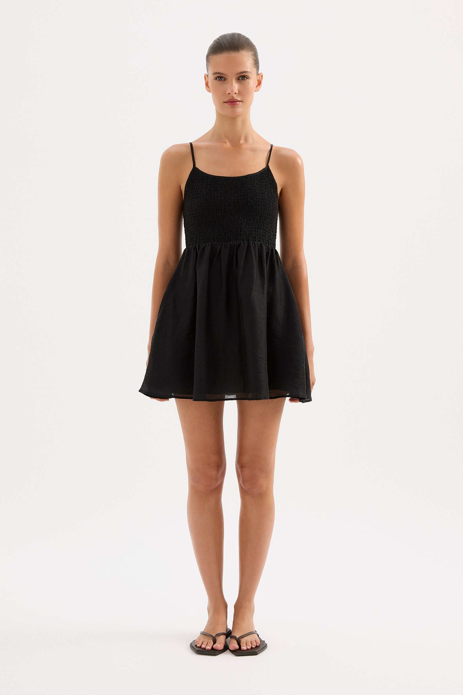 Aliki Mini Dress Black 