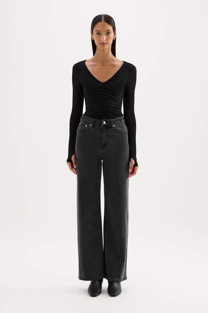 Gigi Mesh Top Black 