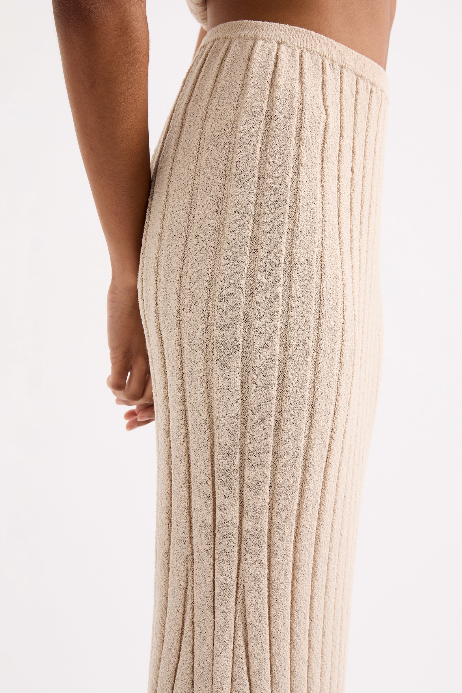 Taiyo Knit Skirt Oat 