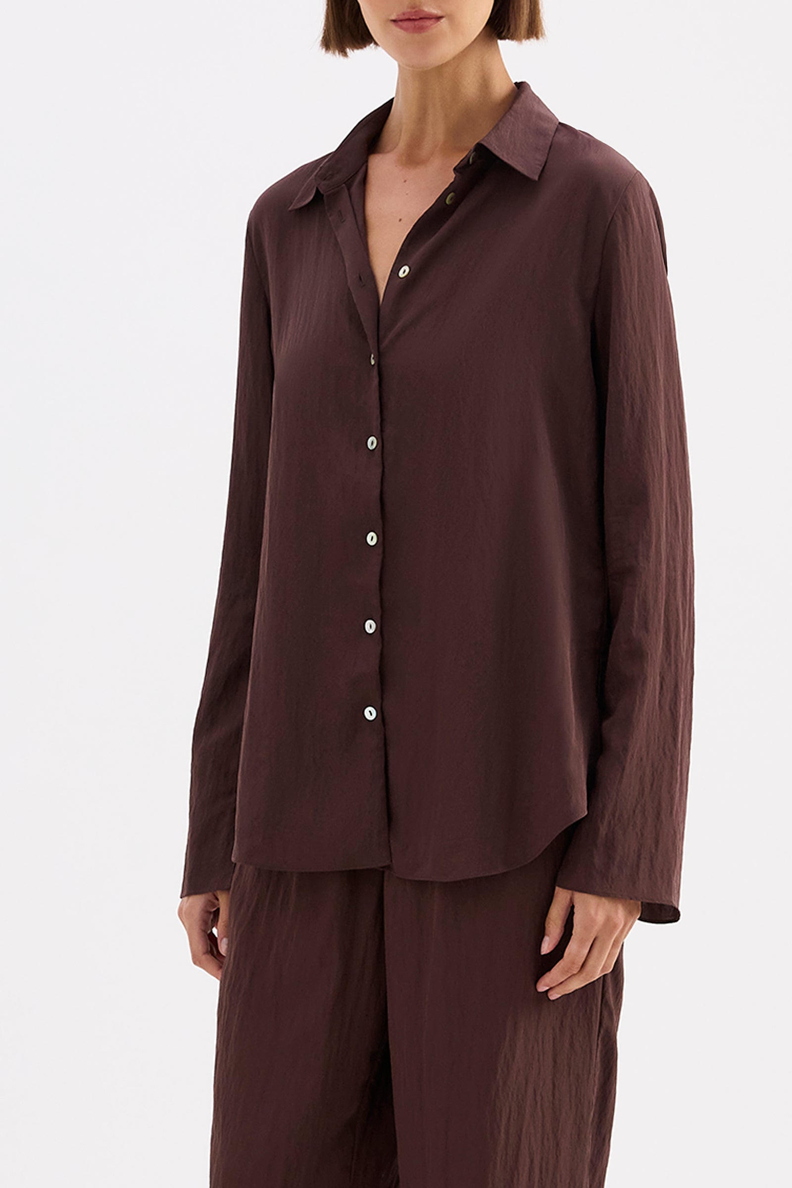 Alia Shirt Raisin 
