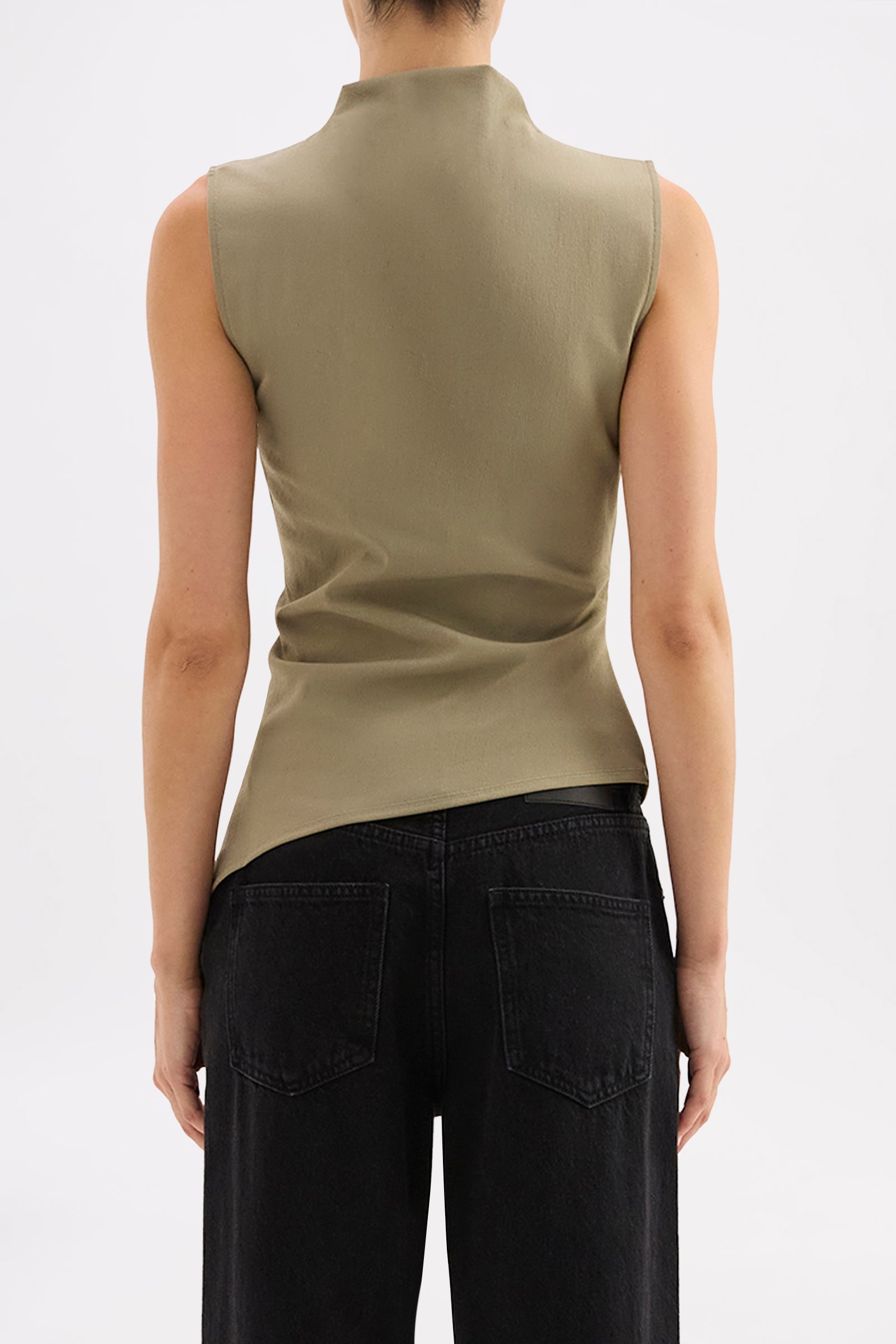 Cerys Top Deep Olive 