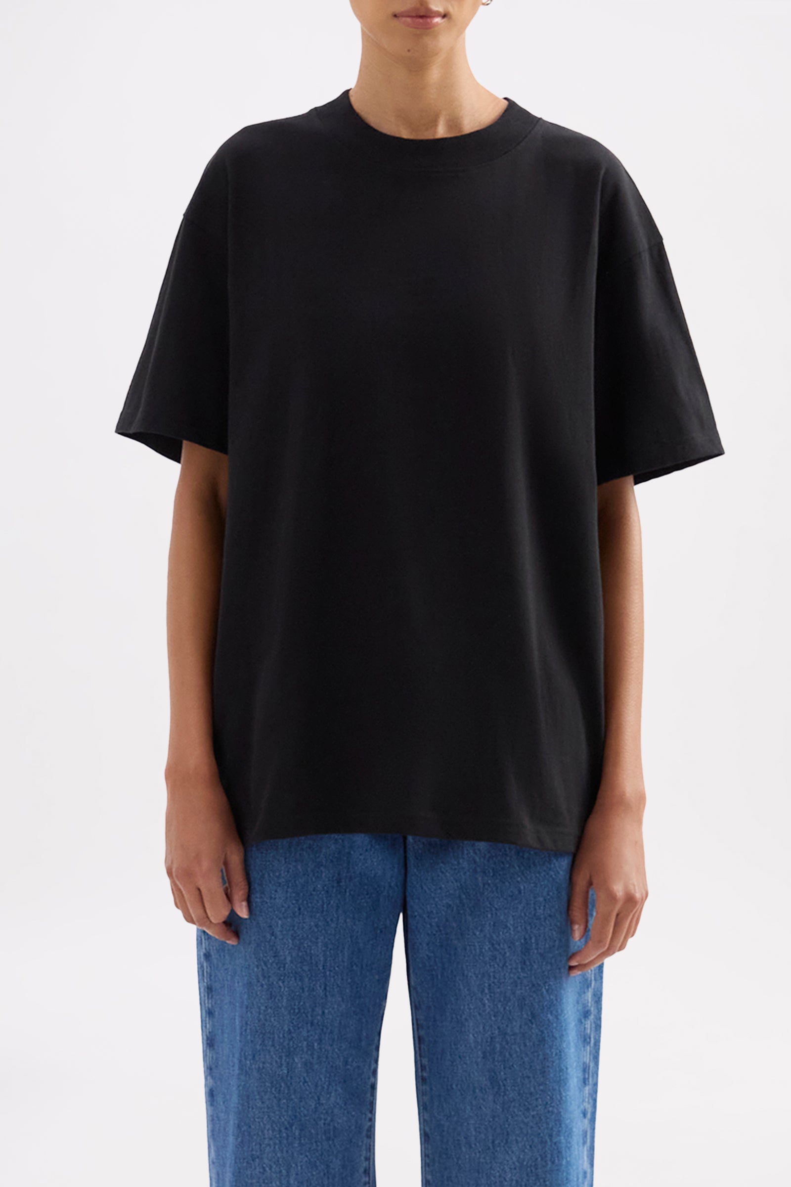 Organic Boyfriend Tee Black 