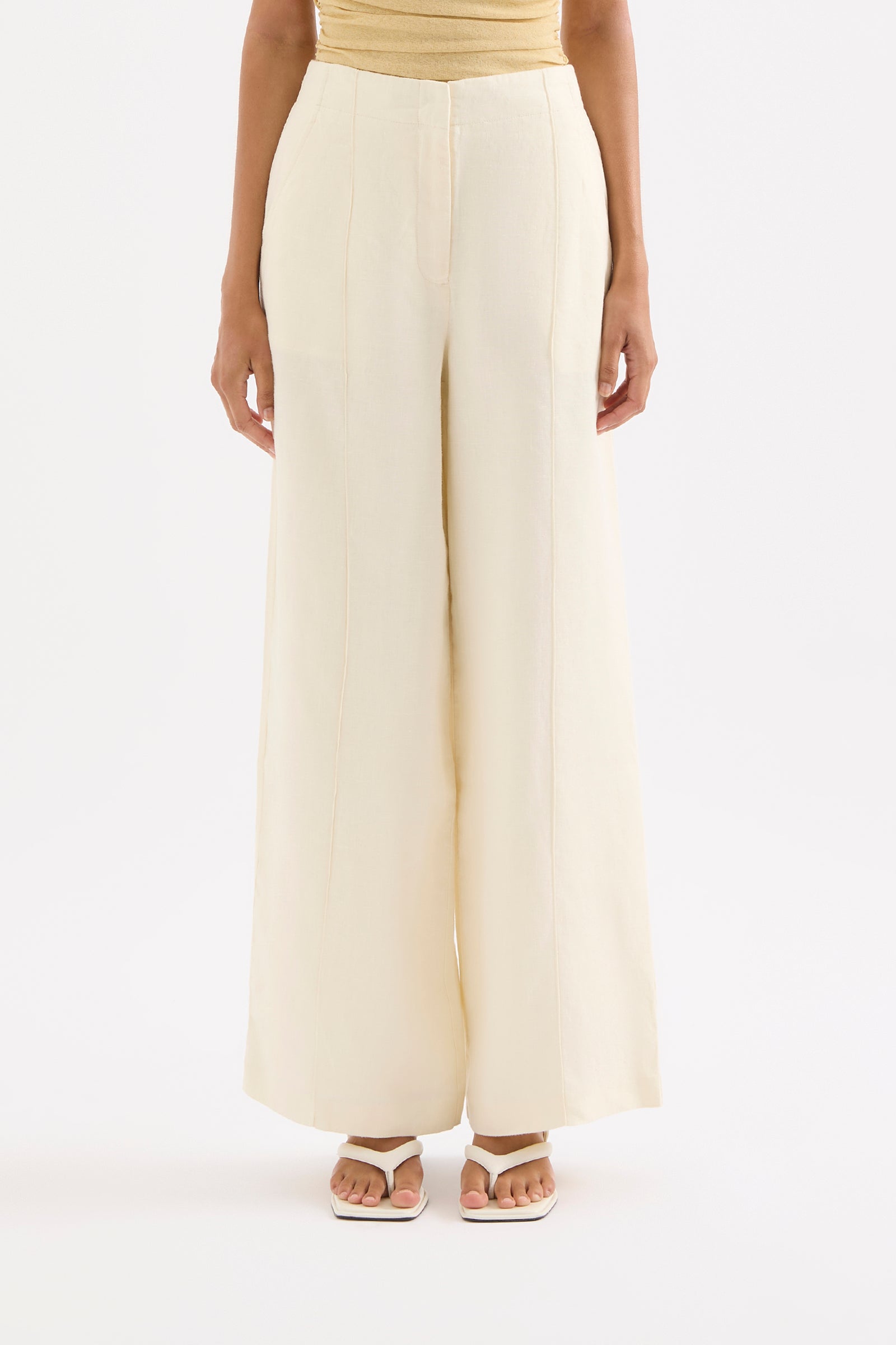 Theo Linen Pant Chamomile 