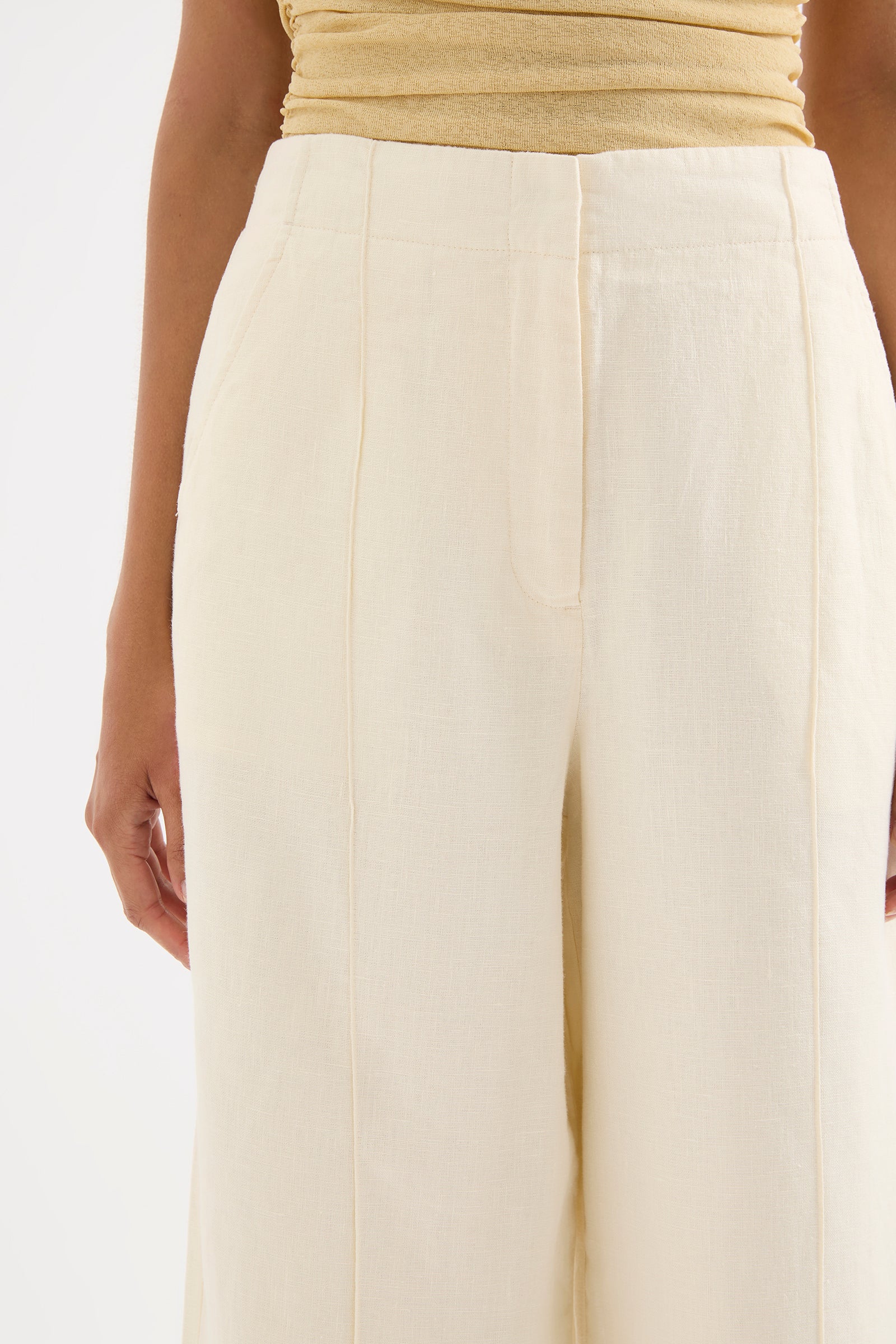 Theo Linen Pant Chamomile 