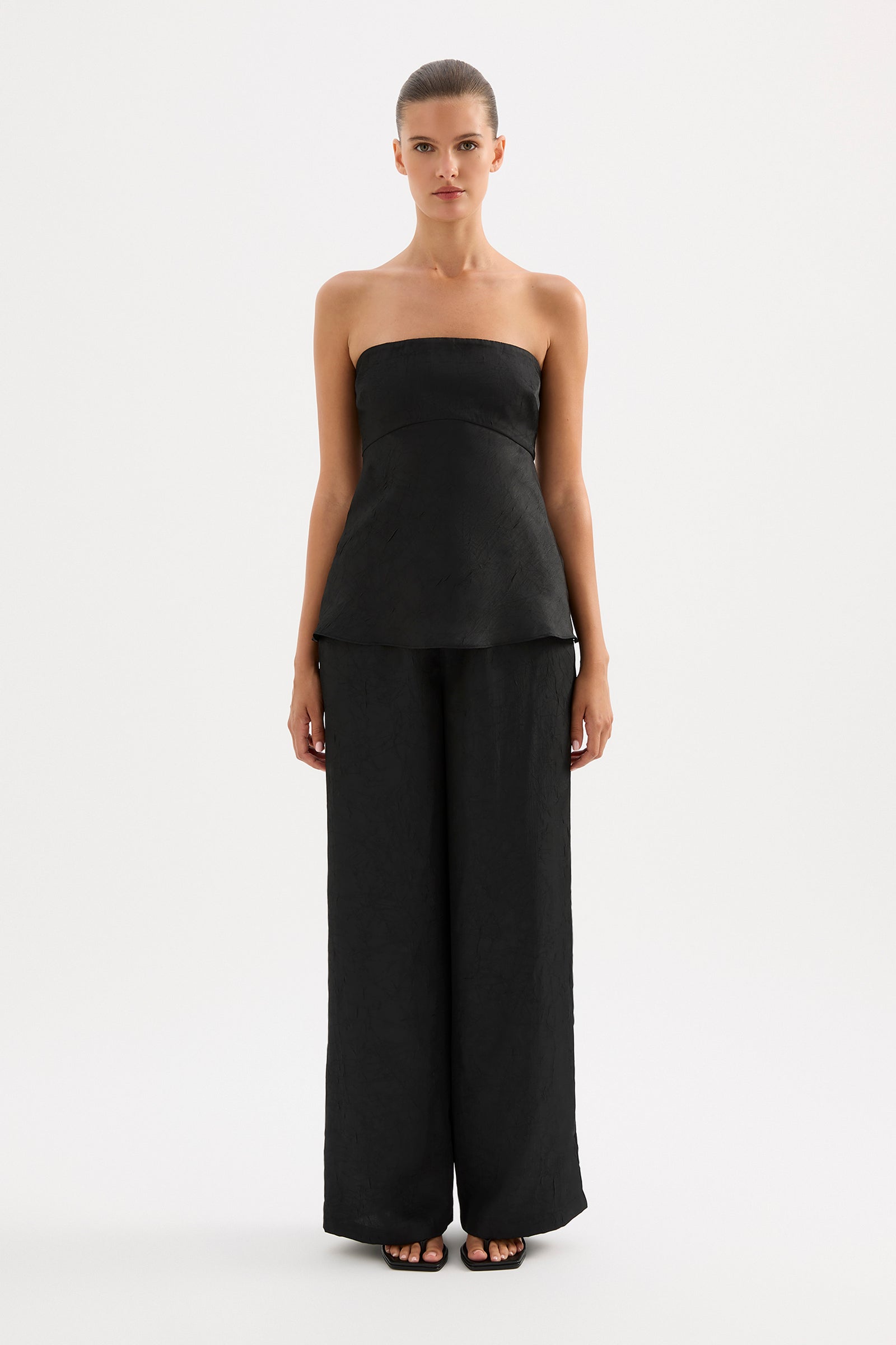 Pandora Strapless Top Black 