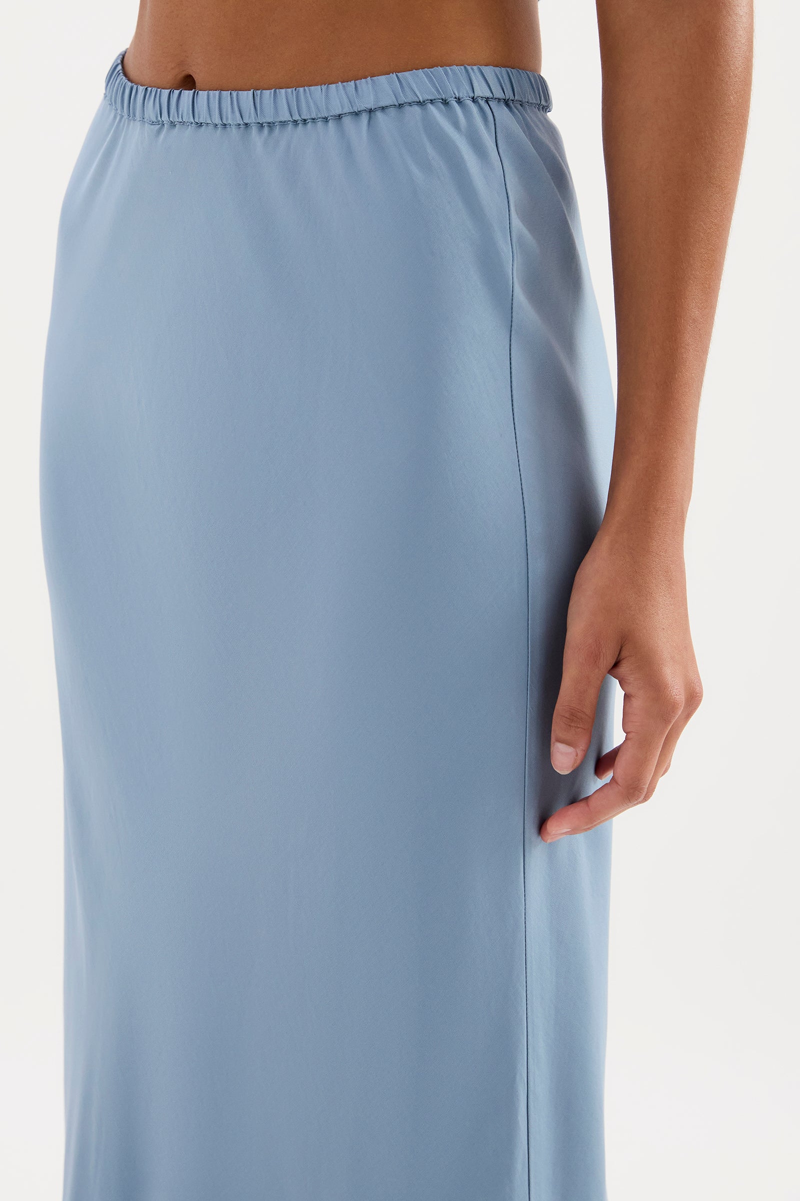 Lawton Tencel Skirt Frost 