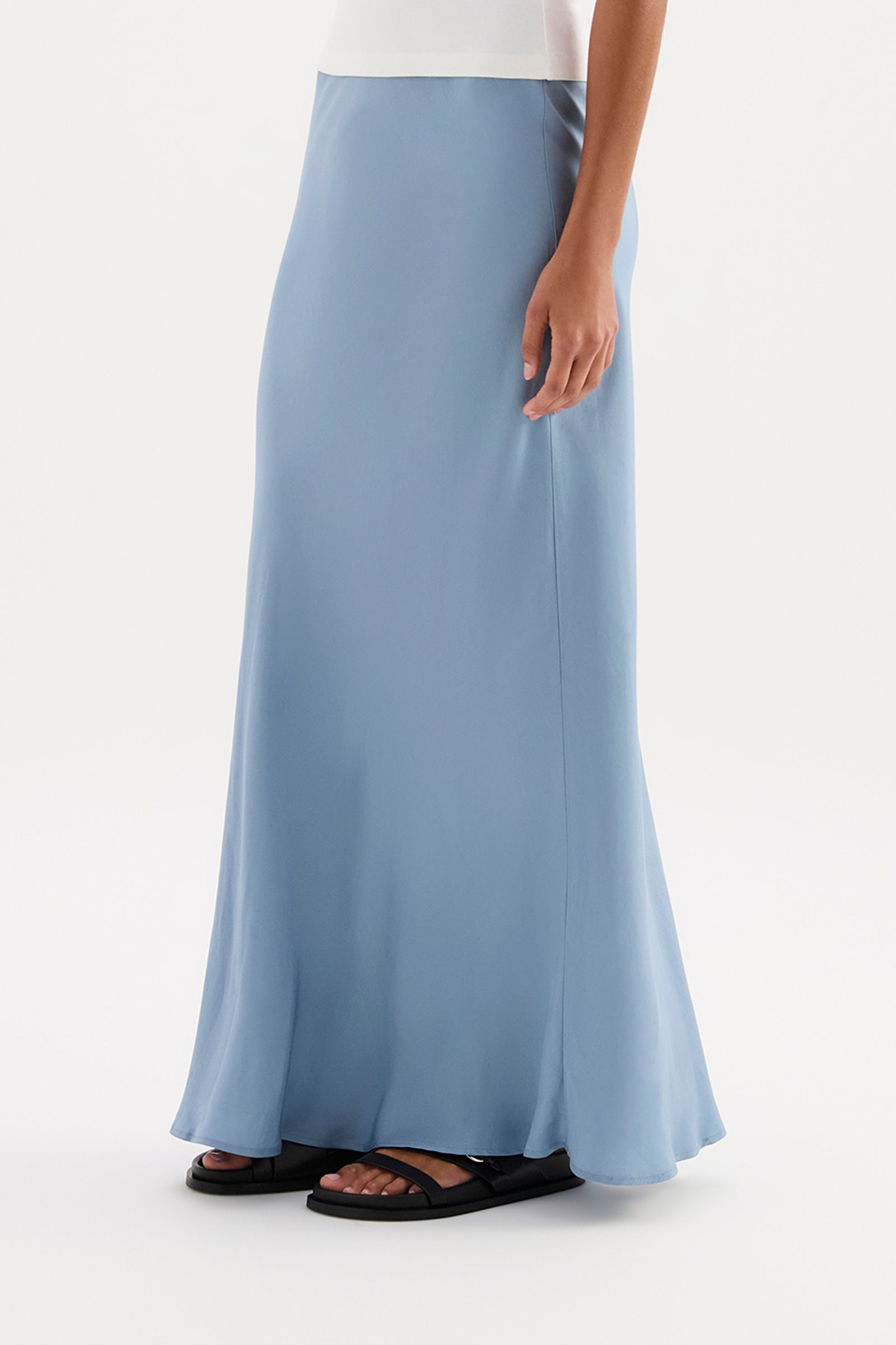 Lawton Tencel Skirt Frost 