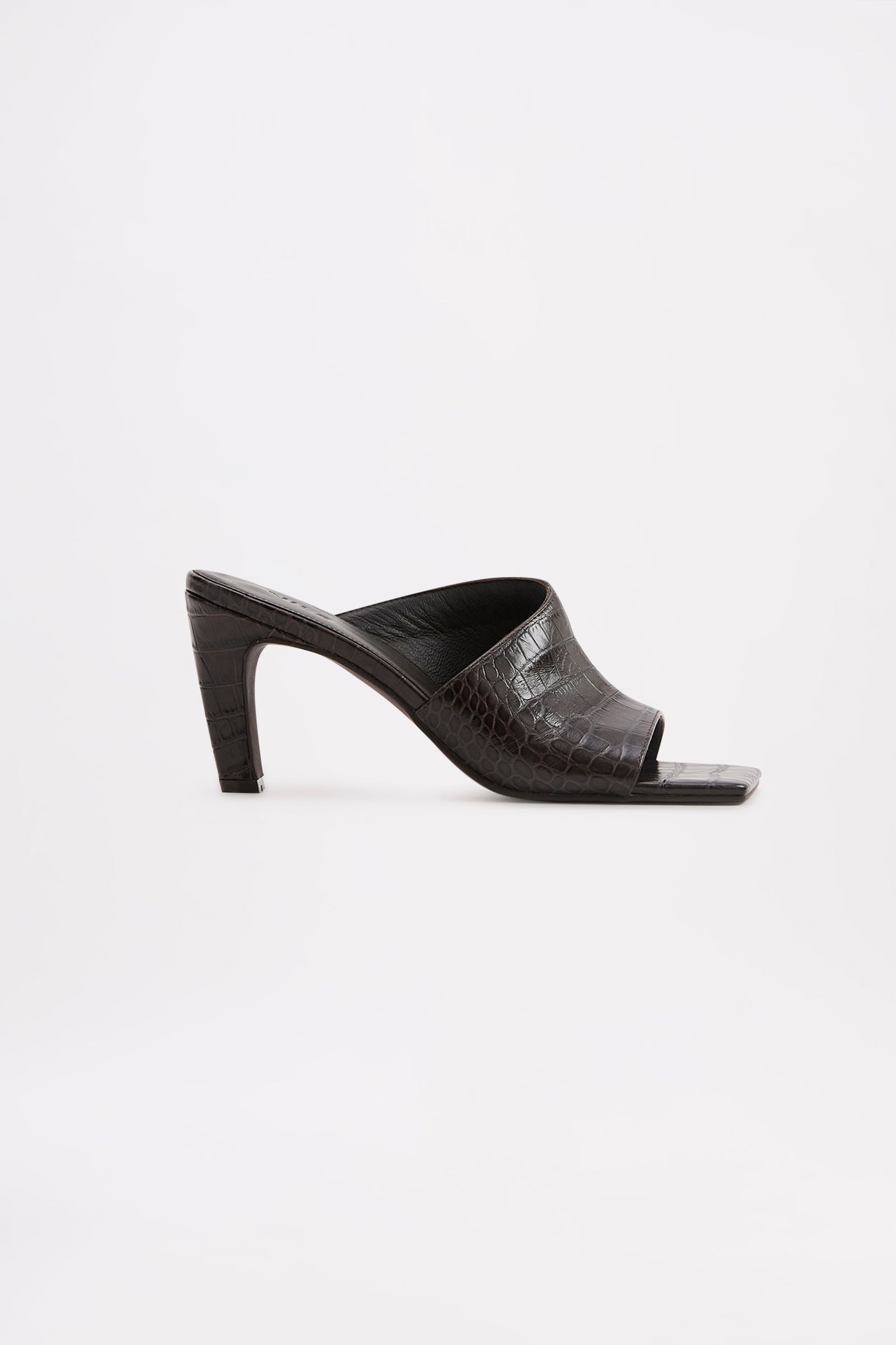Ashlyn Heeled Mule Dark Chocolate 