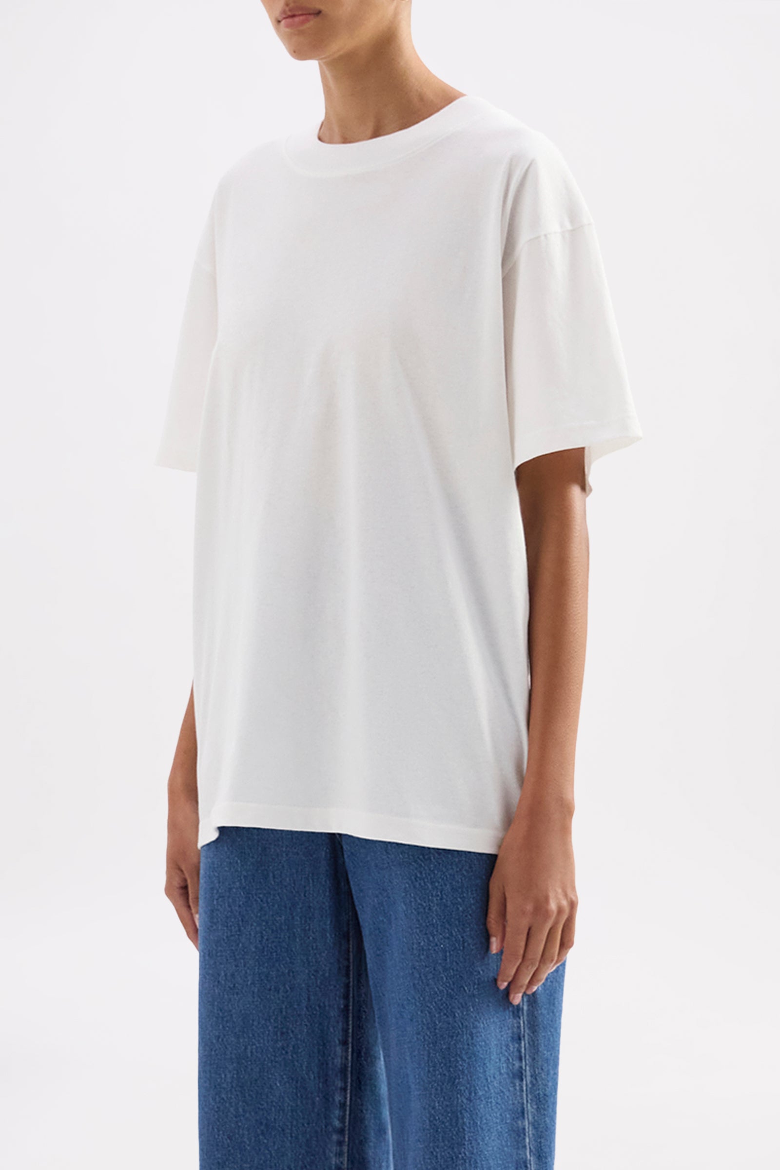 Organic Boyfriend Tee White 