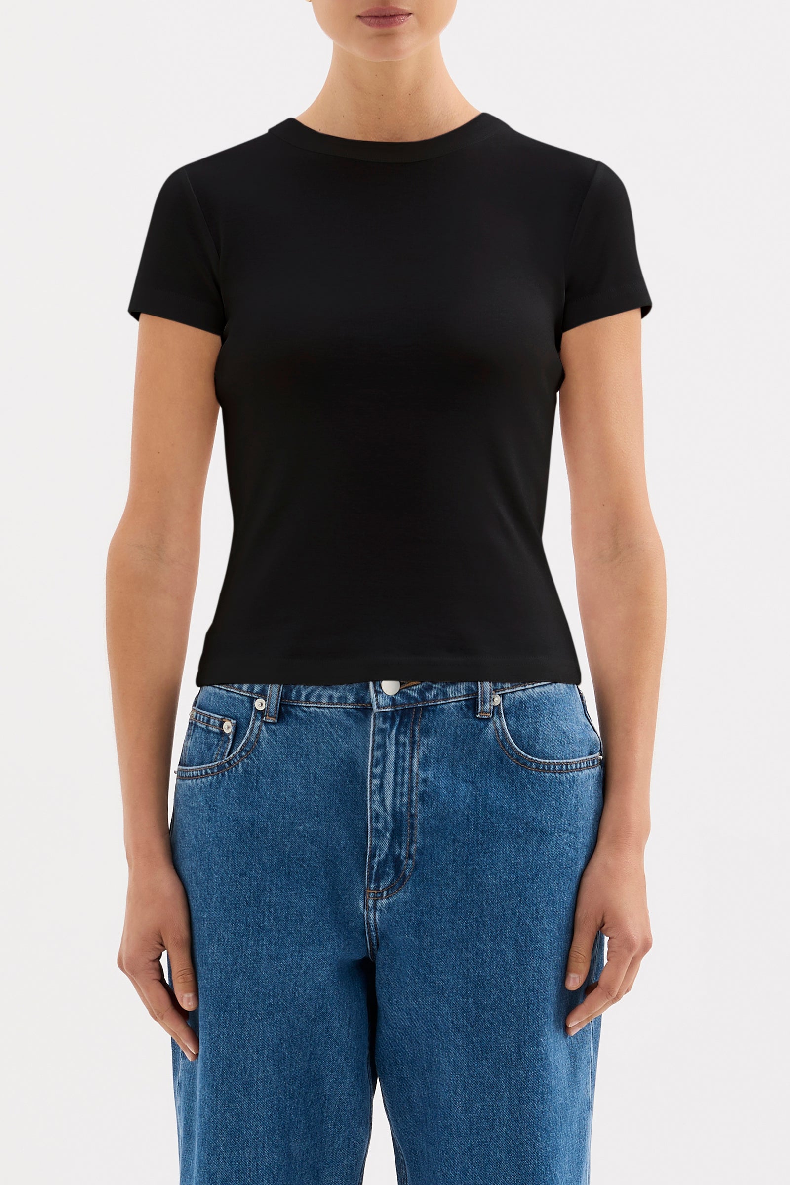 Organic Baby Tee Black 