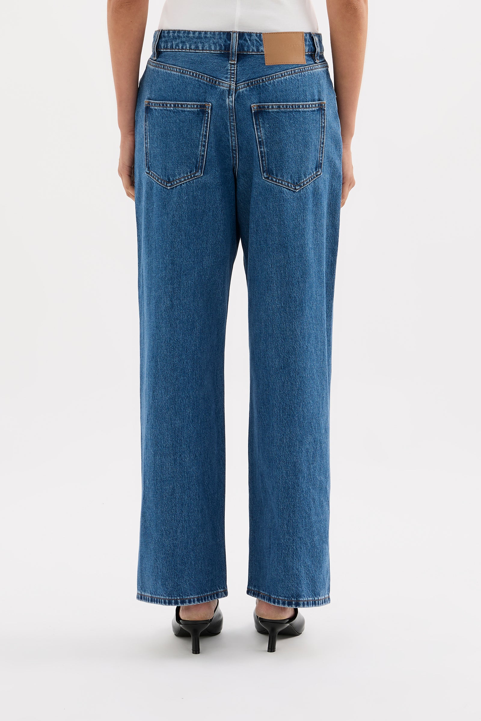 Organic Baggy Jean Royal Blue 