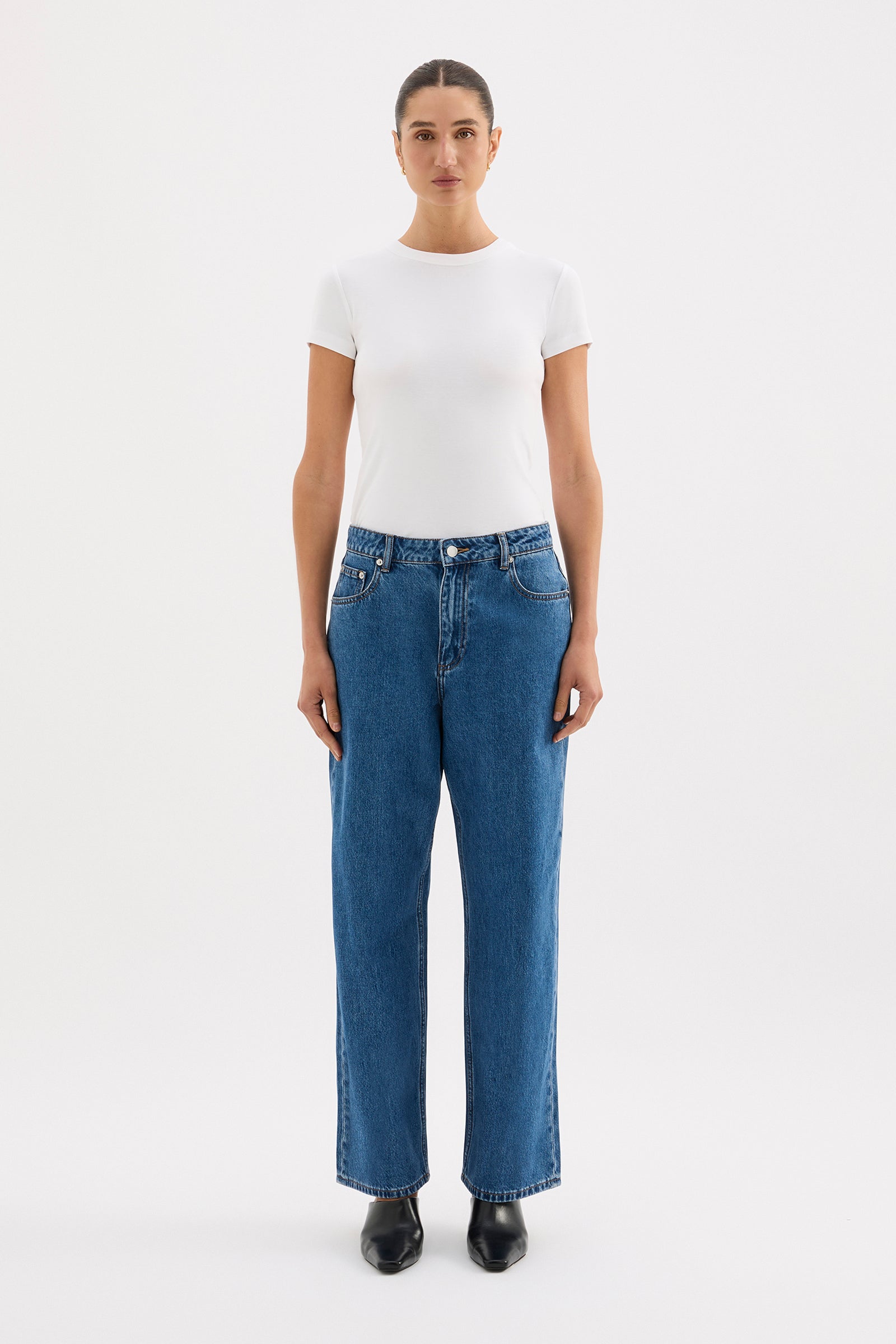 Organic Baggy Jean Royal Blue 