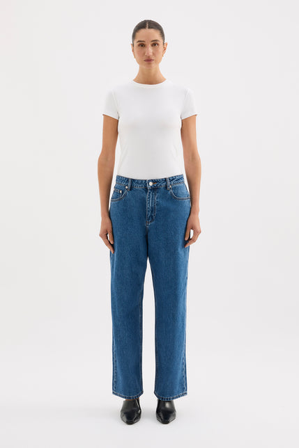 Organic Baggy Jean Royal Blue 