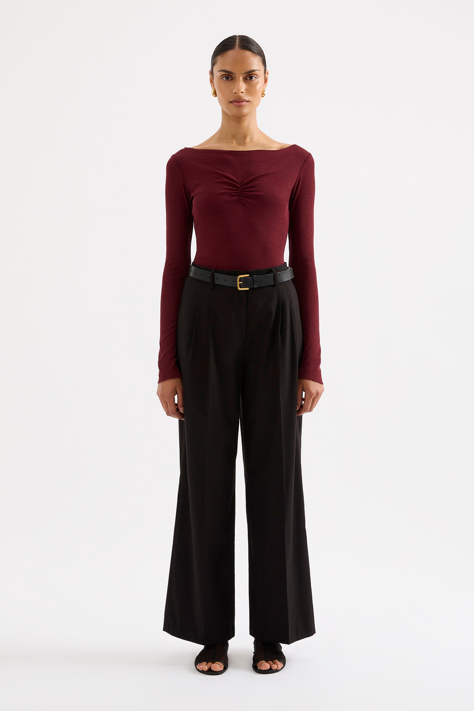Clement Ls Top Plum 