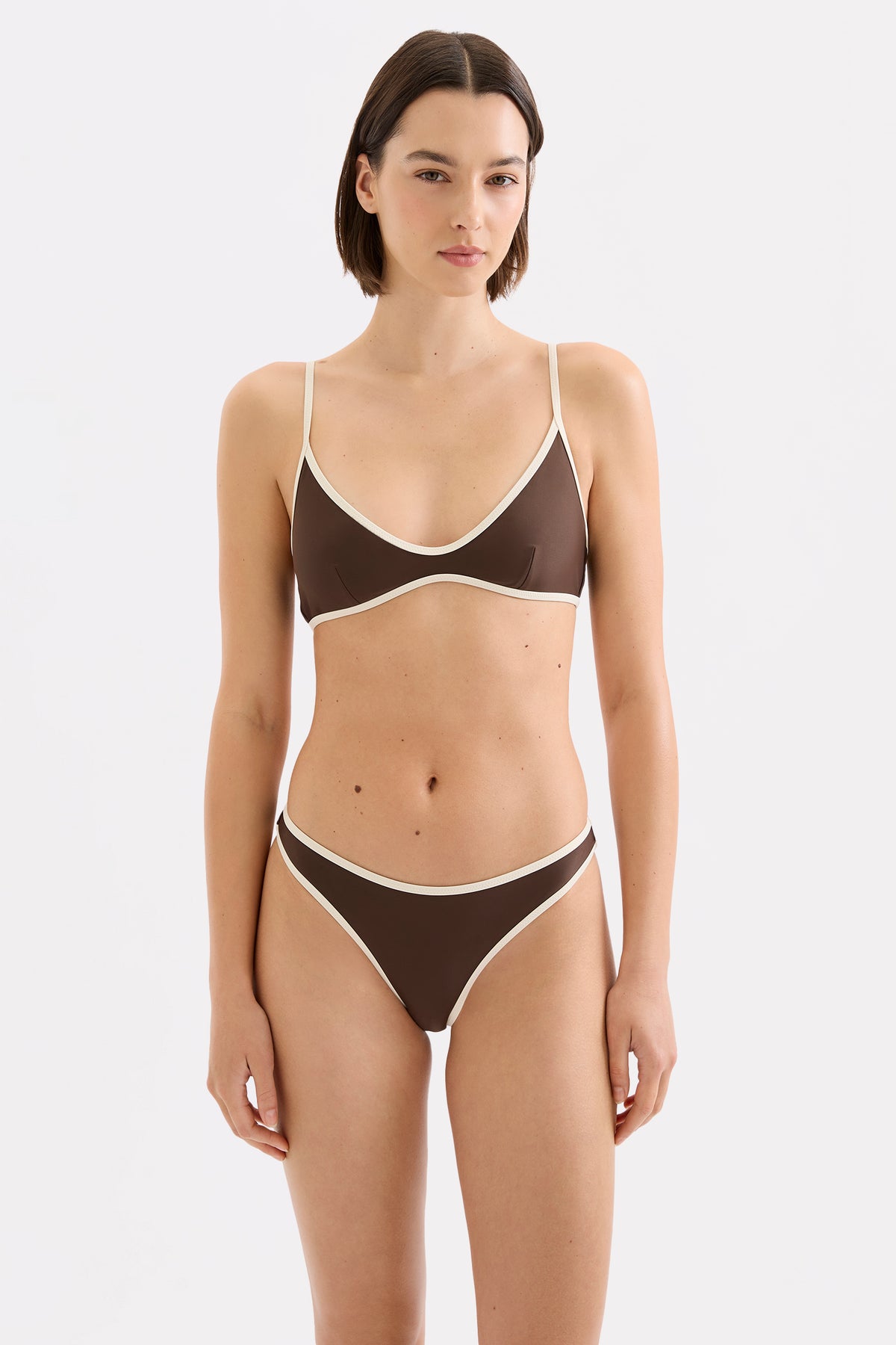 Contrast Cheeky Brief Chocolate 